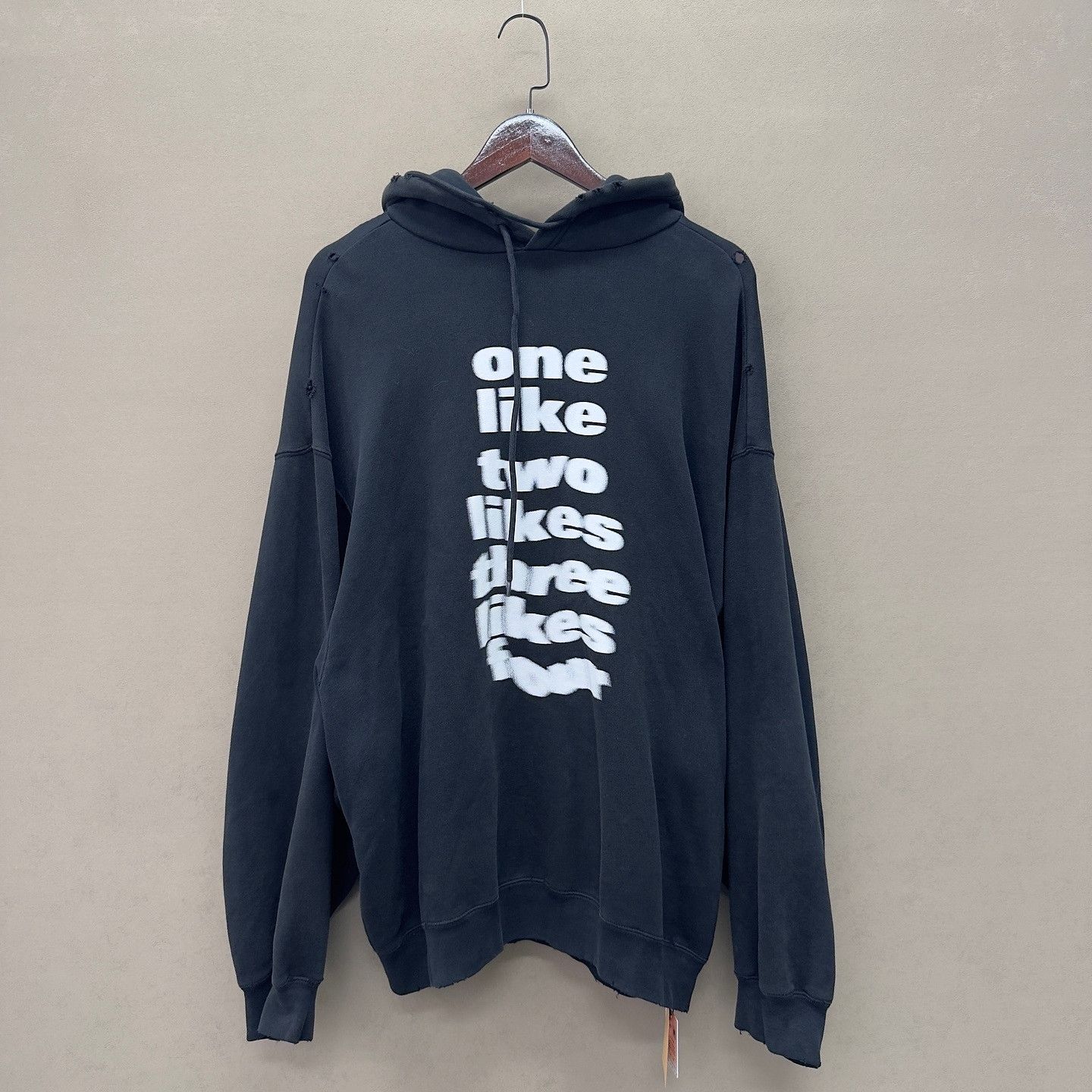 Balenciaga Balenciaga One Like Print Hoodie Size S Size S / US 4 / IT 40 - 1 Thumbnail