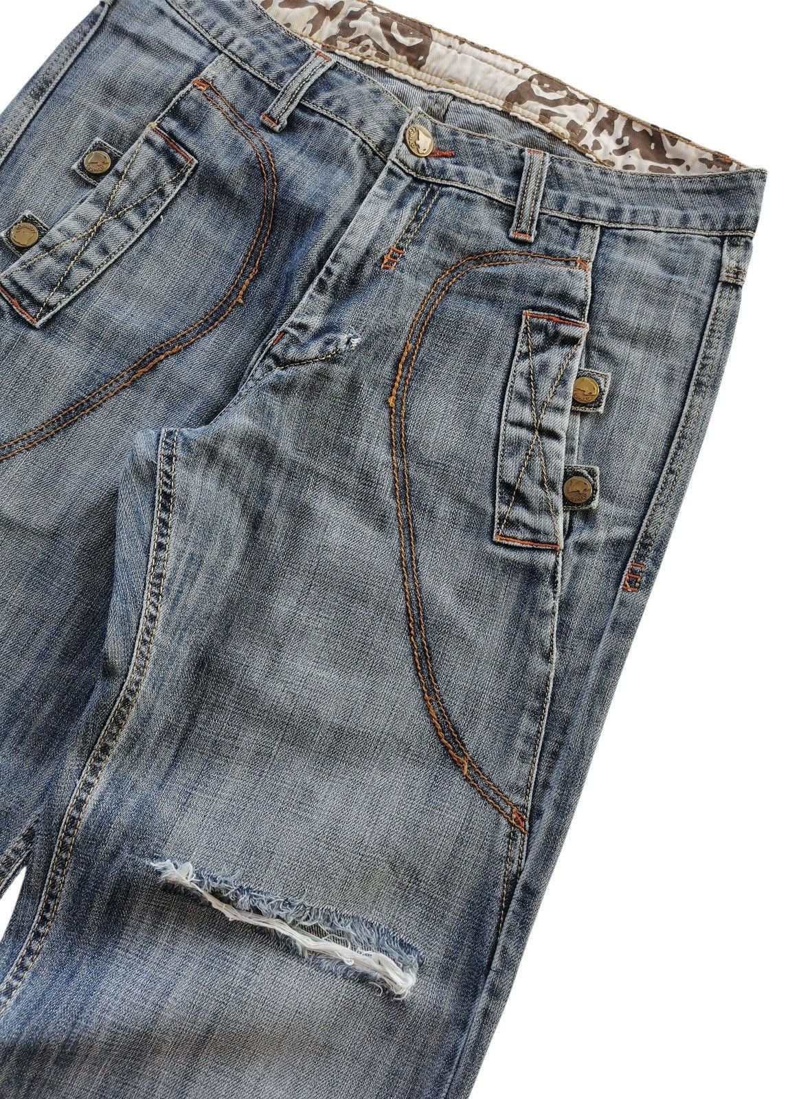 Jean Leopard Baggy Jeans Size US 34 / EU 50 - 8 Thumbnail