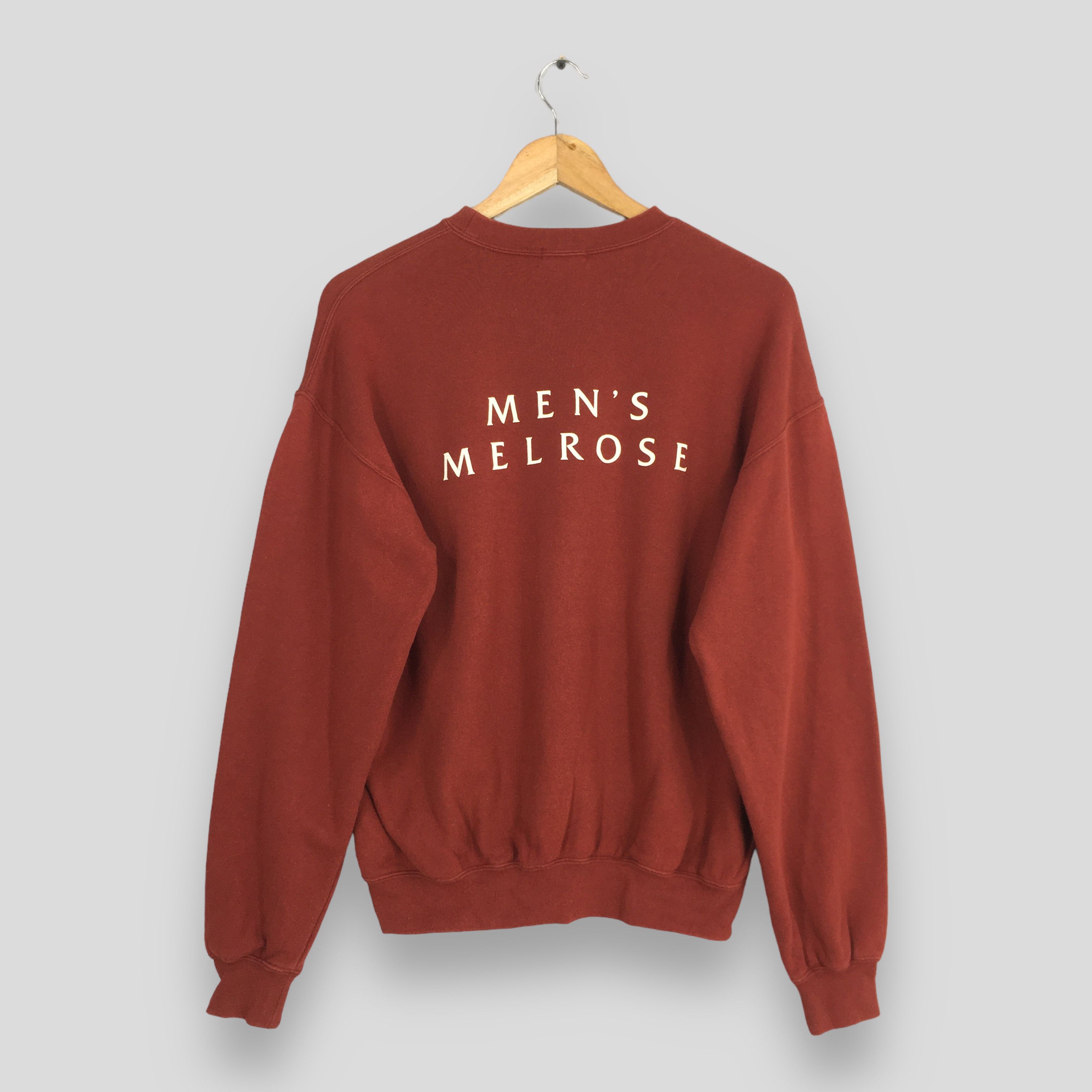 Vintage Vintage 90's Men's Melrose Designer Sweatshirt Medium Size US M / EU 48-50 / 2 - 7 Thumbnail