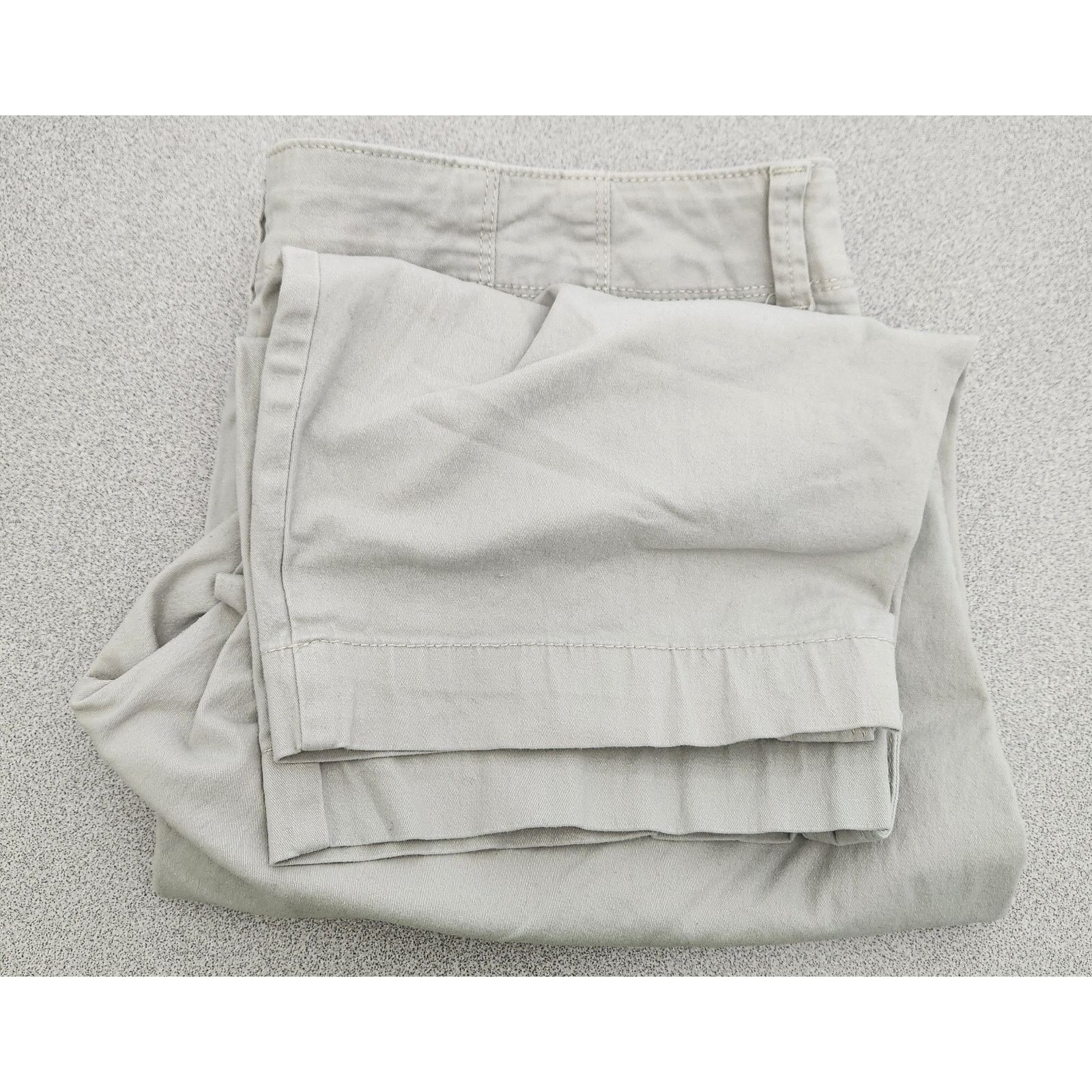 Gloria Vanderbilt Gloria Vanderbilt Tan Beige Cropped Skimmer Pants 16P Size 36" / US 14 / IT 50 - 5 Thumbnail