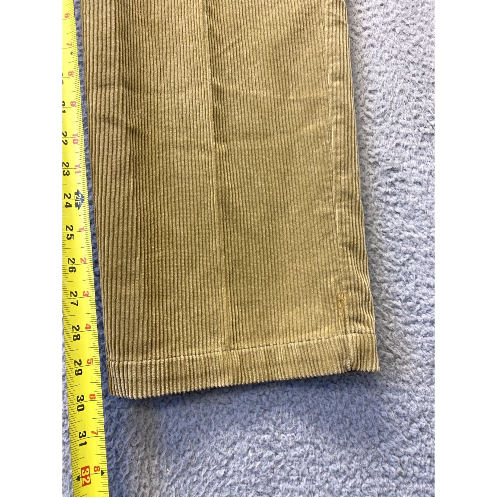 Ralph Lauren LAUREN RALPH LAUREN Corduroy Pants Casual Mens Chino 35x30 Brown Solid Regular Fit Size US 35 - 4 Thumbnail