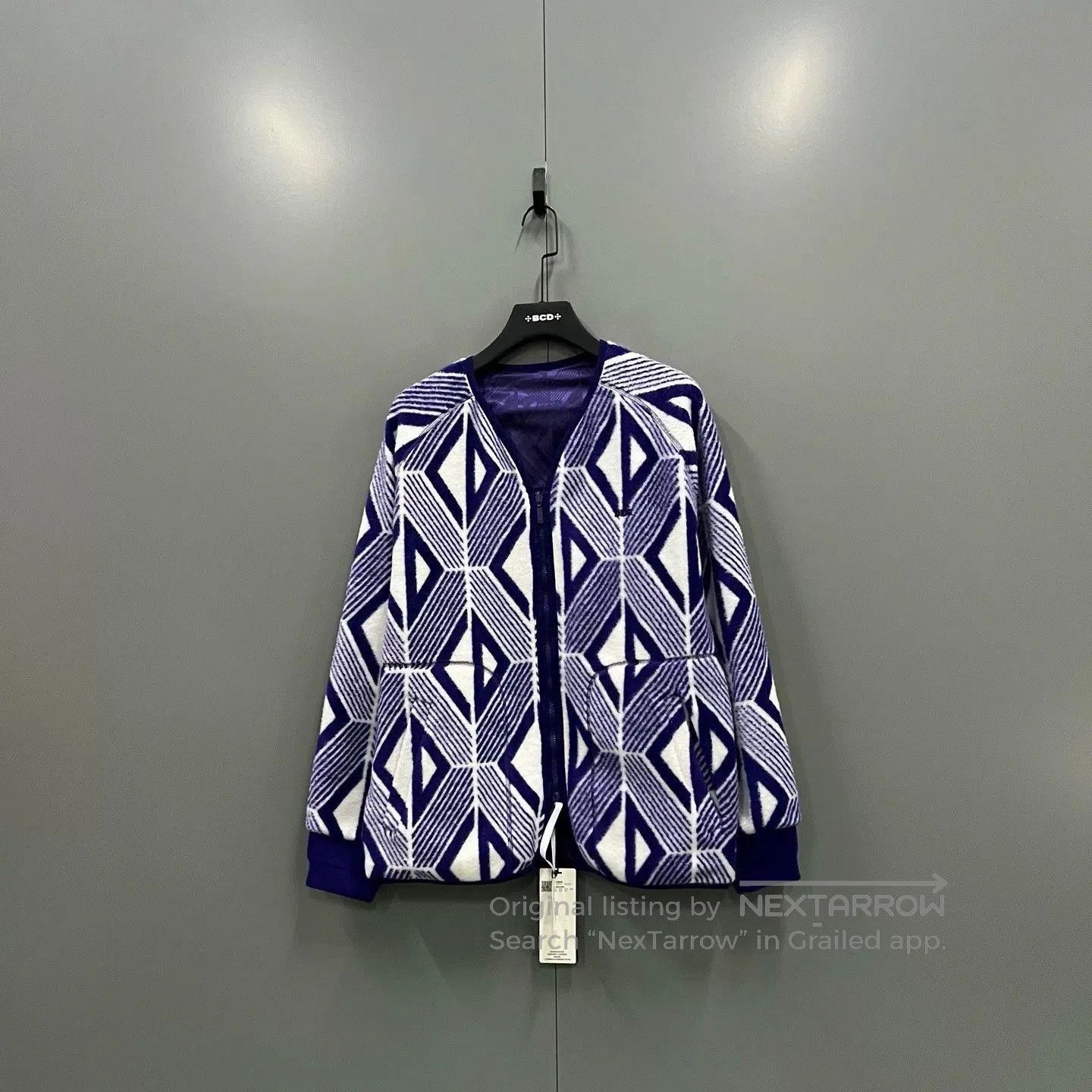 Dior Dior Purple CD Printed Reversible Jacket. Size XS / US 0-2 / IT 36-38 - 1 Thumbnail