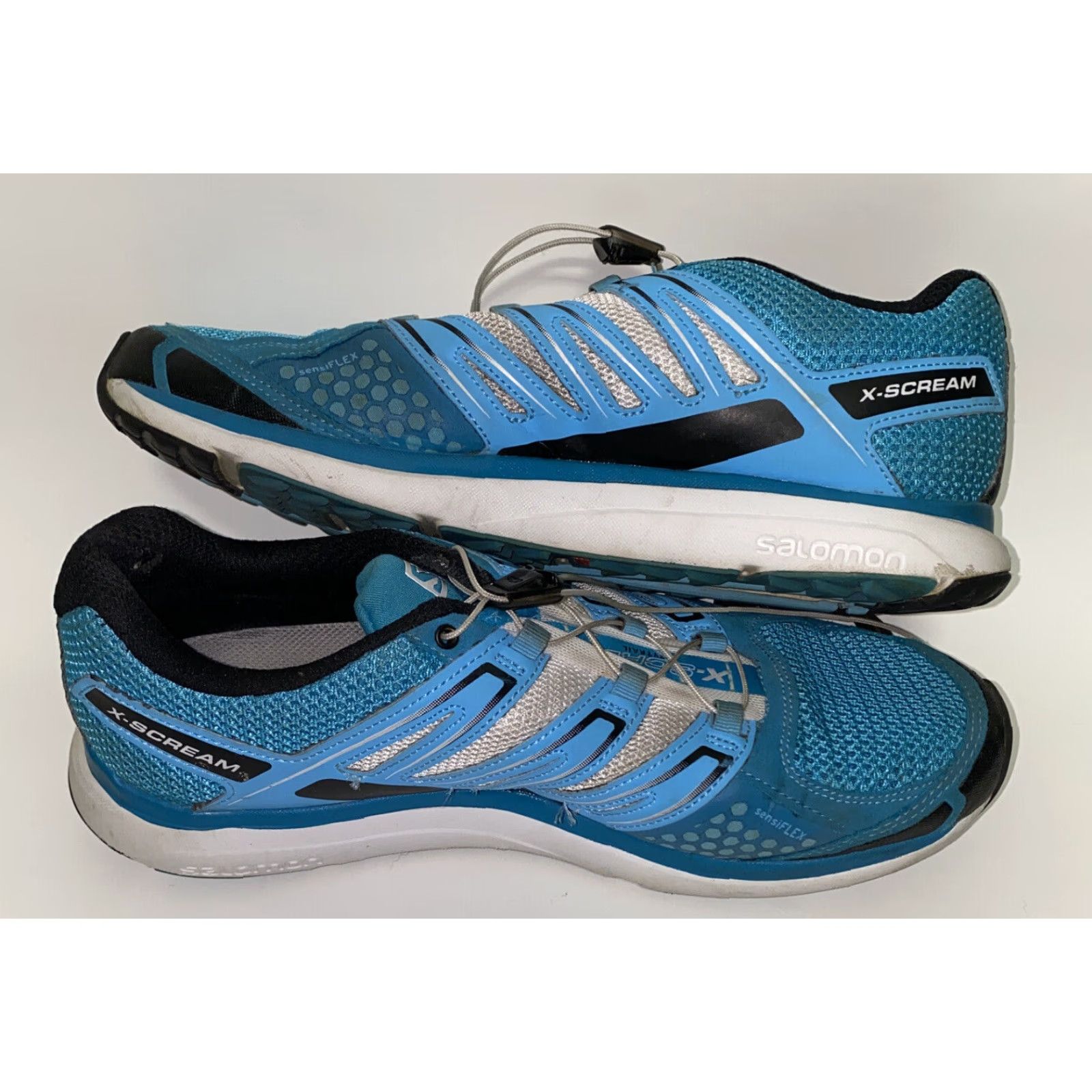 Salomon SALOMON X-Scream Women City Trails Low Top Running Shoes Blue Sz 10 US 10 UK 8.5 Athletic City Trail Womens Shoes Size M / US 6-8 / IT 42-44 - 4 Thumbnail