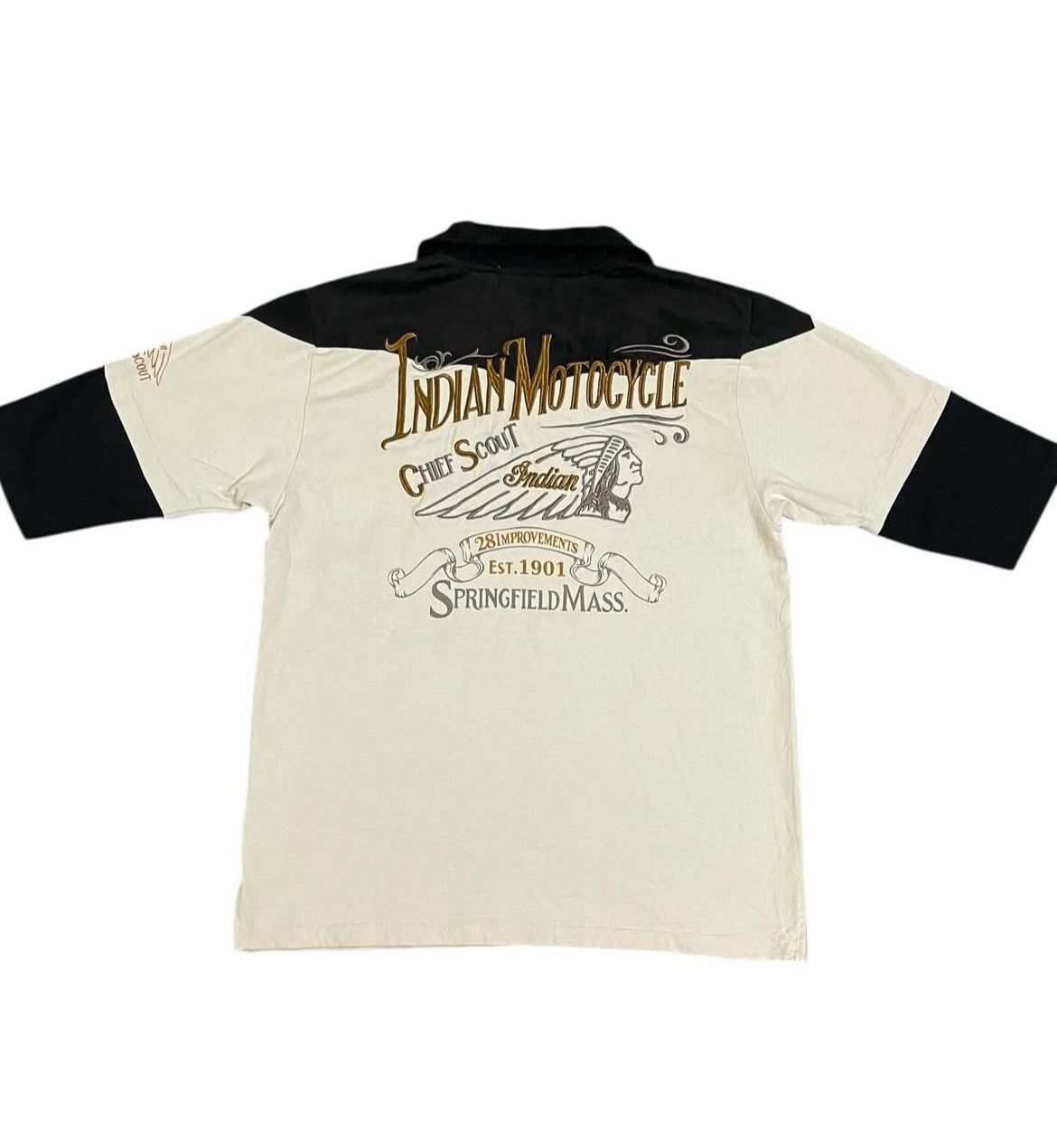 Indian Motorcycle 2000s Indian Motorcycle If Six Bondage Lace up Shirt y2k Lgb Size US M / EU 48-50 / 2 - 2 Thumbnail