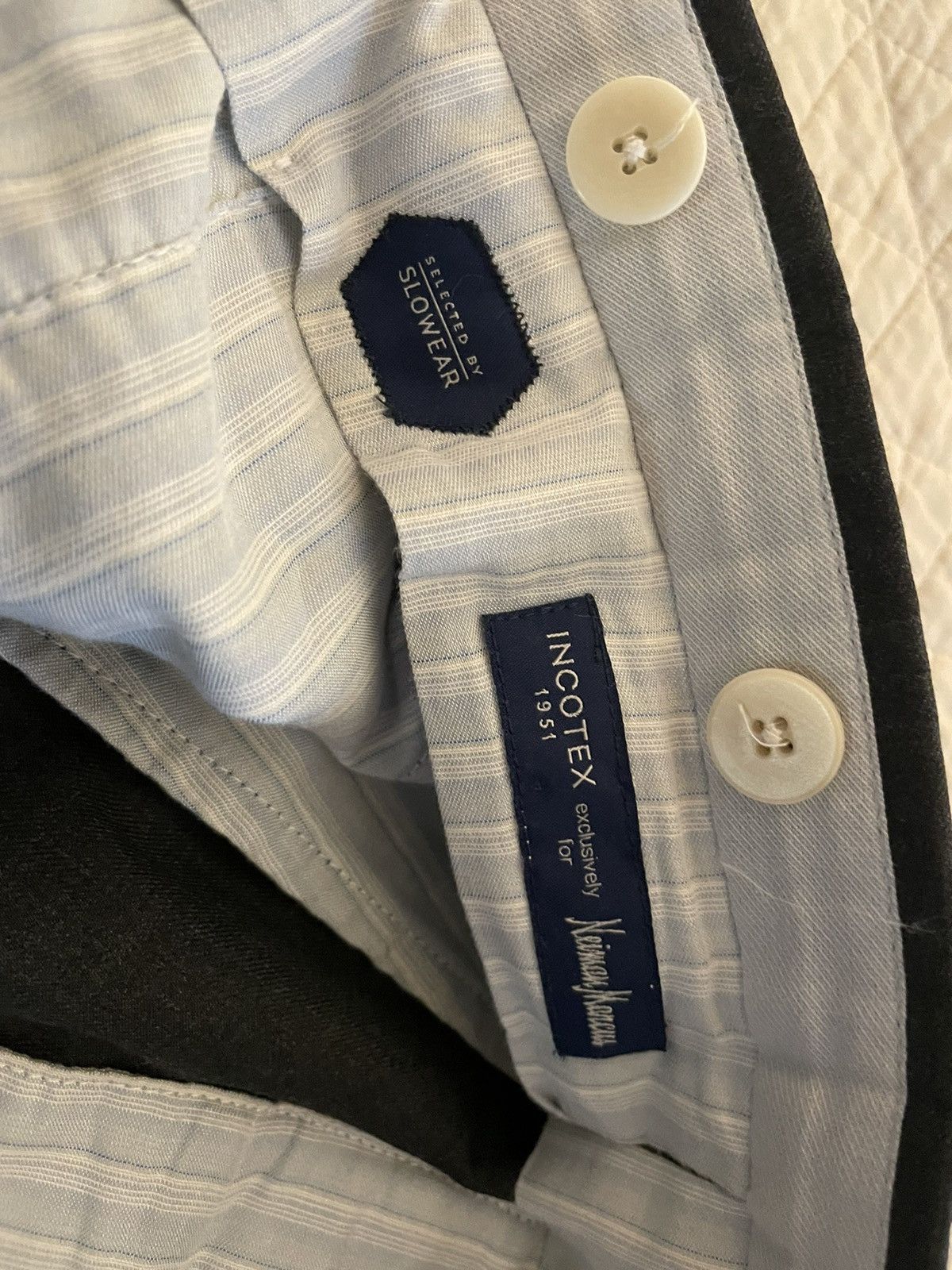 Incotex Super 150's Wool Flannel Flat Front Trouser Size US 40 / EU 56 - 4 Thumbnail