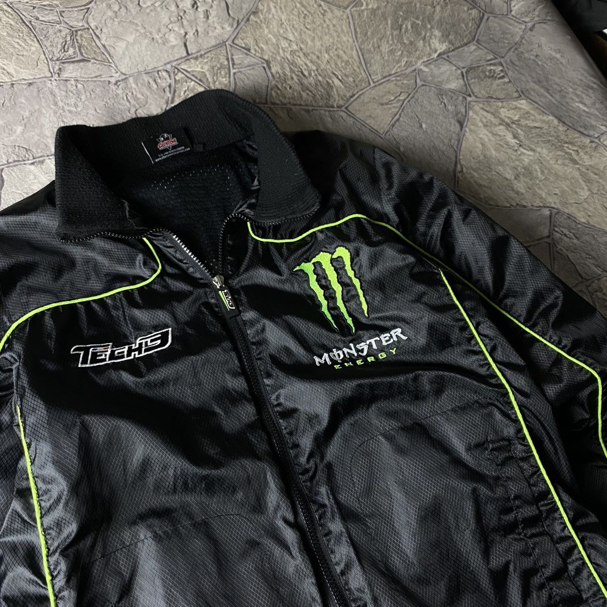 Other Vintage Monster Energy Racing Jacket Moto Bomber Size US L / EU 52-54 / 3 - 3 Thumbnail