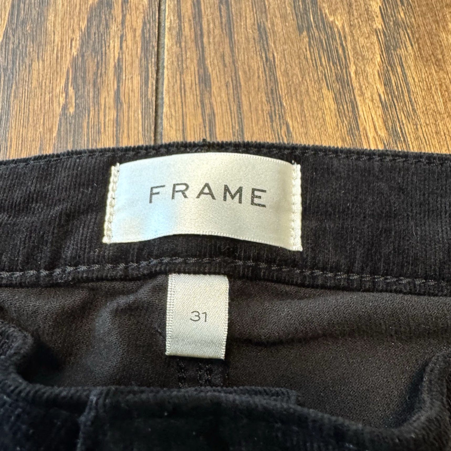 Frame FRAME Le Crop Mini Boot Denim Jeans Mid-Rise Black Size 31 Cropped Womens Regular Inseam 26 New with tags Size 33" - 5 Thumbnail