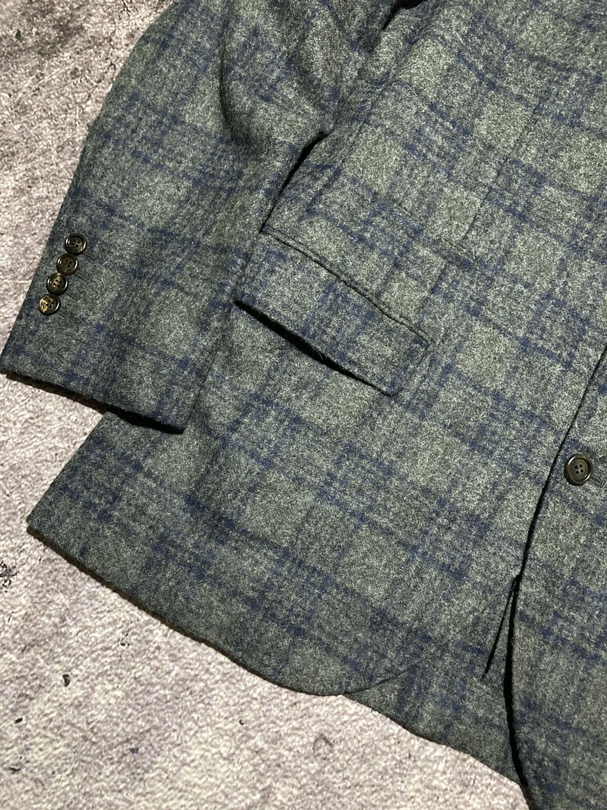 Brunello Cucinelli Brunello Cucinelli Alpaca Wool Check Blazer Coat Jacket Size US L / EU 52-54 / 3 - 2 Thumbnail