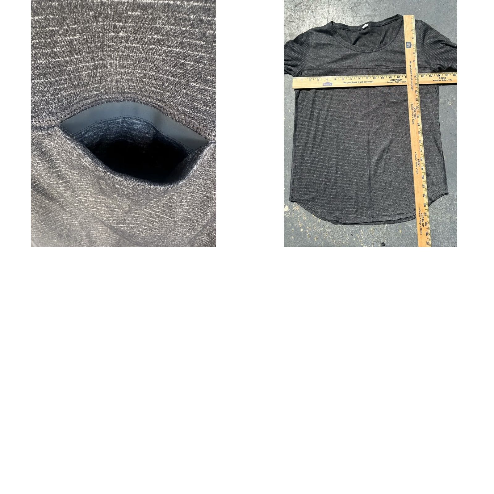 Lululemon Lululemon Shirt Women Short Sleeve Size 6 Charcoal Pullover Breathable Lightweight Stretch Airy Activewear Shirt Size M / US 6-8 / IT 42-44 - 8 Thumbnail
