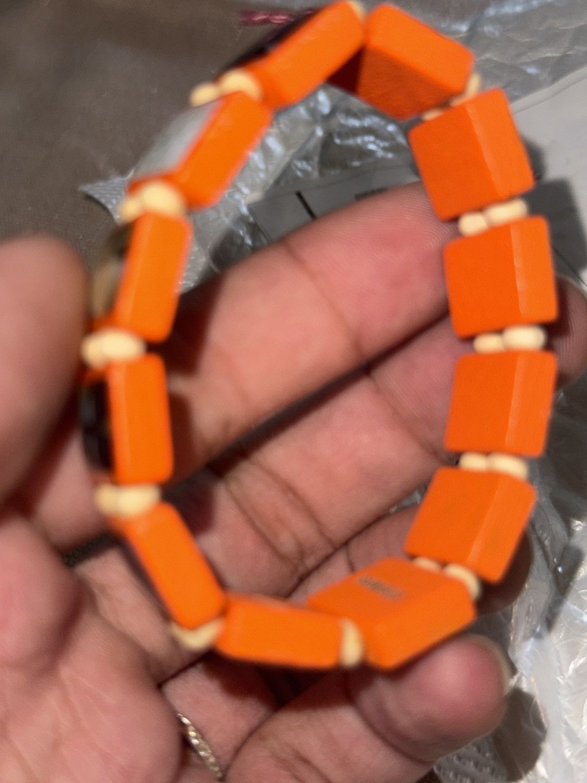 Other OG Drop1199 Fakemink Bazo Sold Out Orange Bracelet Size ONE SIZE - 3 Thumbnail