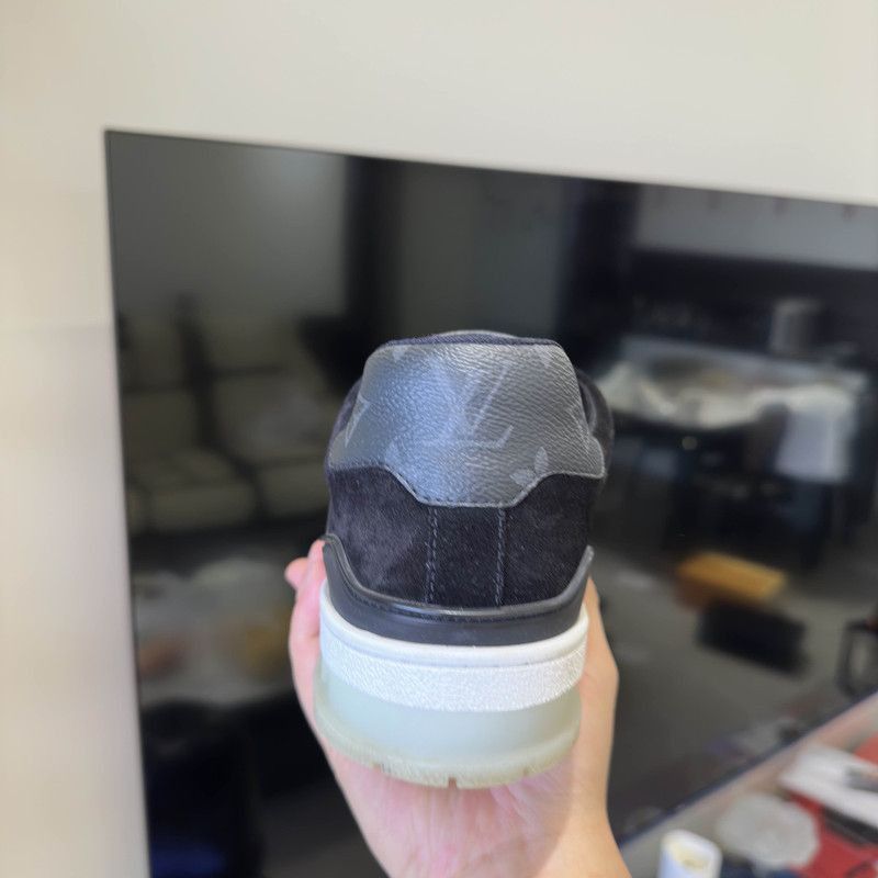 Louis Vuitton Louis Vuitton Trainer Sneakers in Black -2508 Size US 9 / EU 42 - 6 Thumbnail