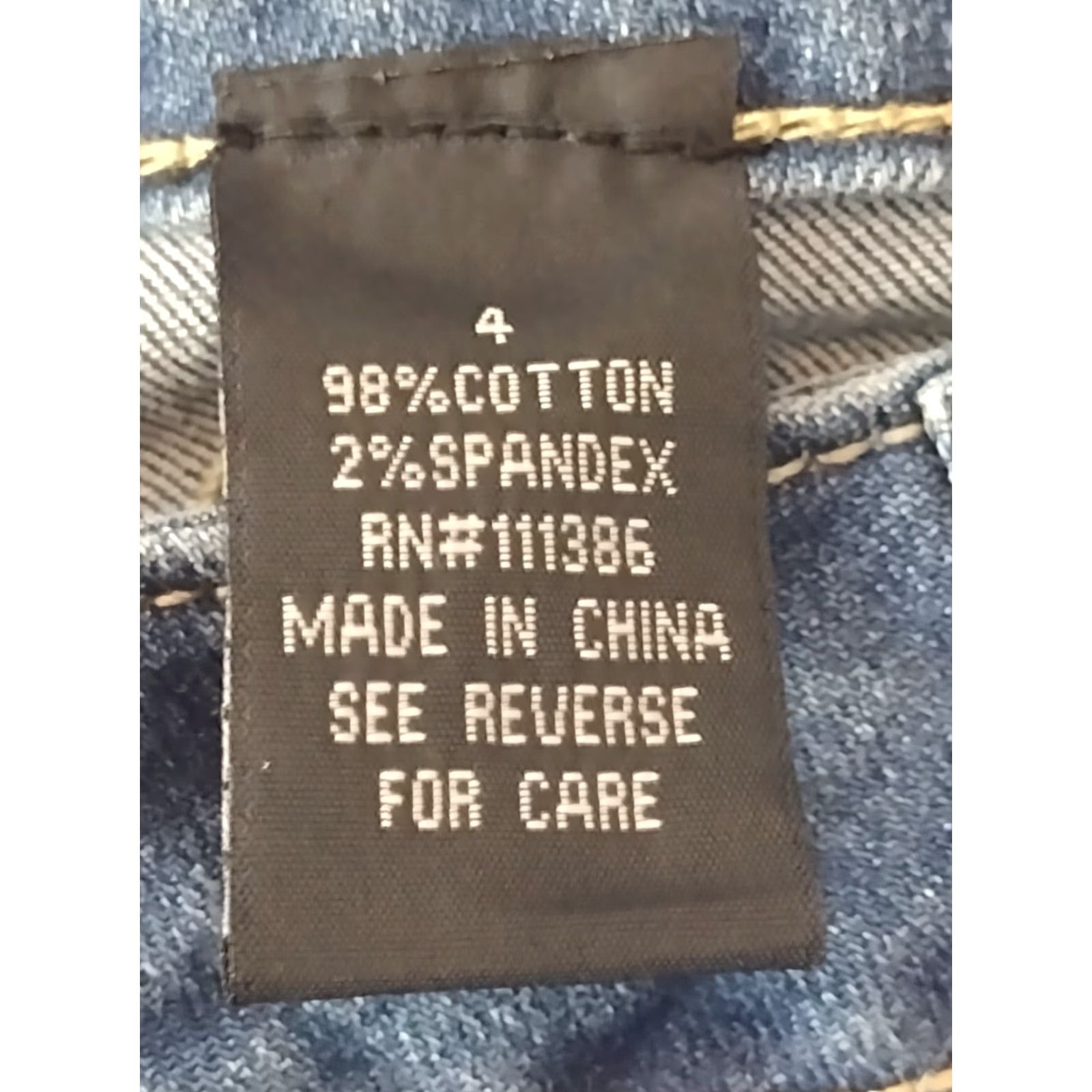 Vintage Unbranded Cuffed Jeans Shorts Women 4 Blue Denim 4-inch Inseam Relaxed Fit Casual Spring Summer Cotton Spandex 5-Pocket Solid Button Vintage: No Size 27" / US 4 / IT 40 - 5 Thumbnail