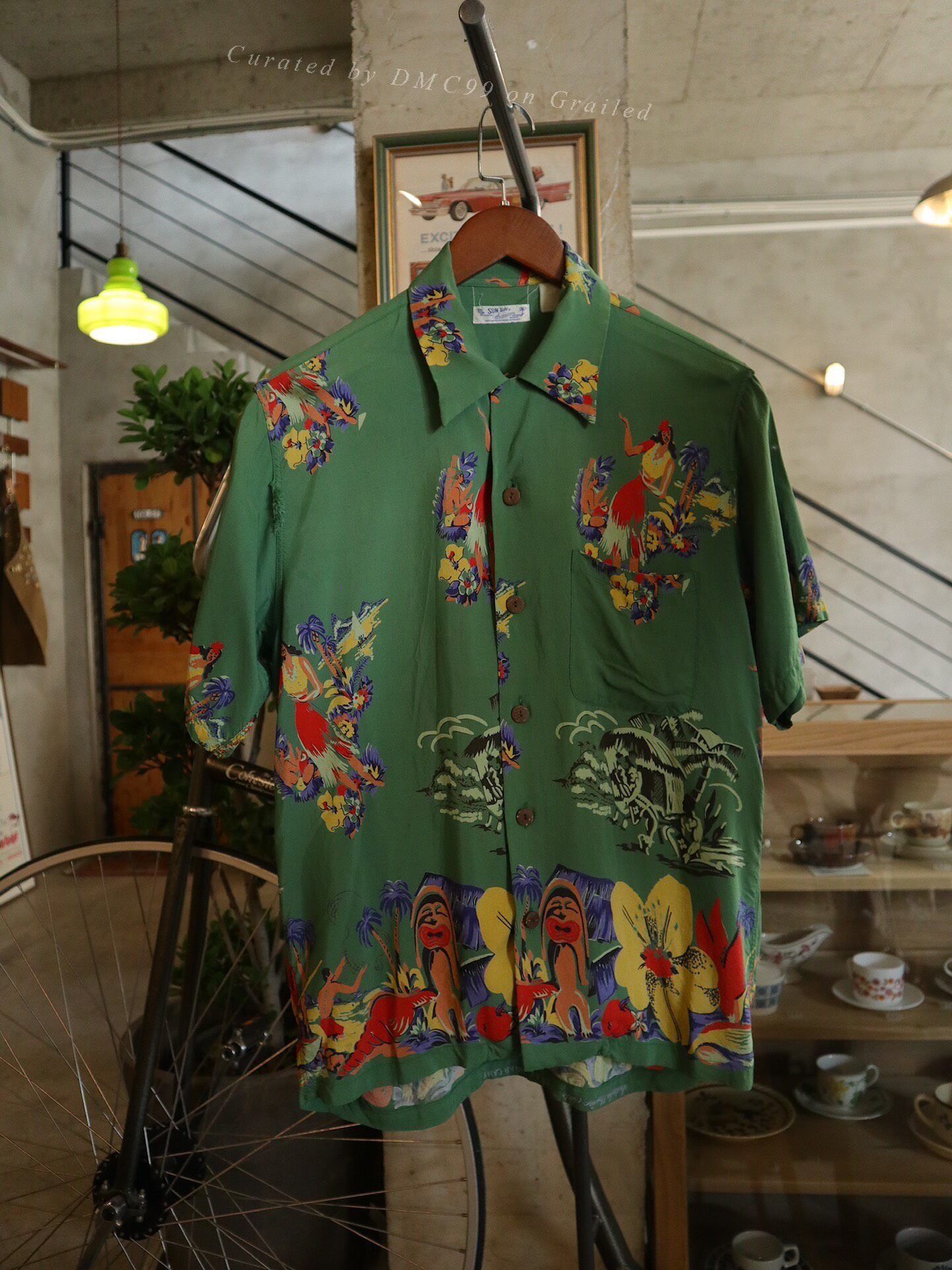 Sun Surf Sunsurf 1990s Hula Girl Aloha Shirt Size US M / EU 48-50 / 2 - 1 Thumbnail