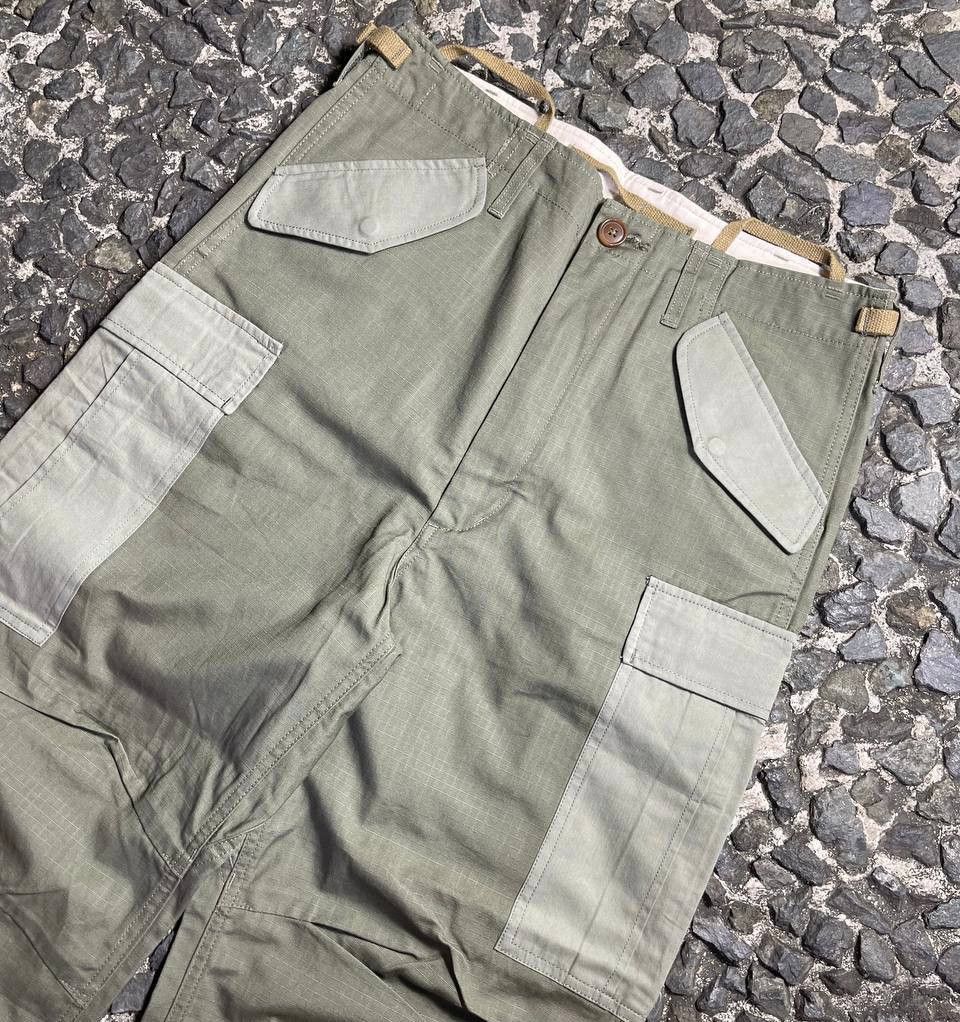 Nanamica Nanamica - Olive Drab Cargo Pants Size US 32 / EU 48 - 2 Thumbnail