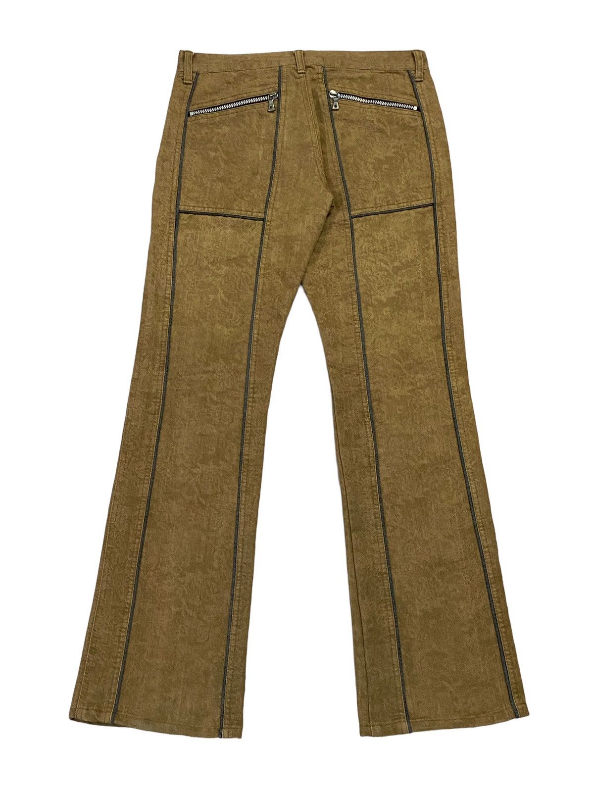 semanticdesign Vintage SemanticDesign Flowers Printed Flare Jeans Size 30" / US 8 / IT 44 - 3 Thumbnail