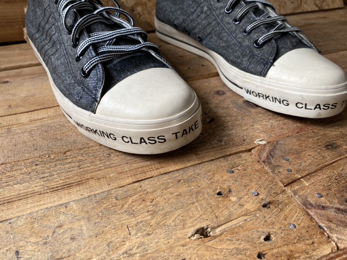 Adidas × Vintage Vintage Adidas nizza, take off working class hi-top sneaker Size US 12 / EU 45 - 2 Thumbnail