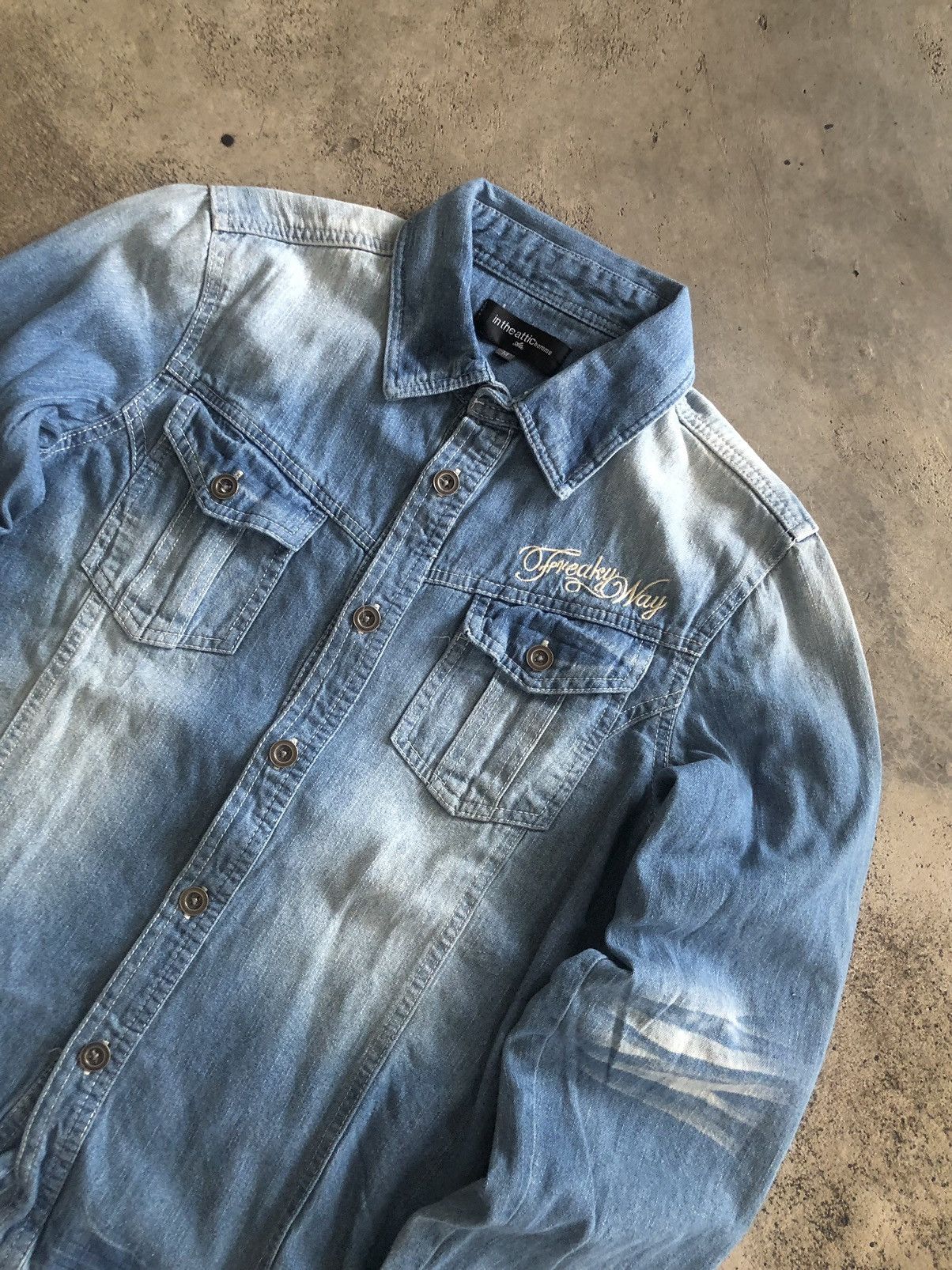 Hysteric Glamour × In The Attic × Japanese Brand JAPANESE IN THE ATTIC BUTTON LONG SHIRT Size US M / EU 48-50 / 2 - 4 Thumbnail
