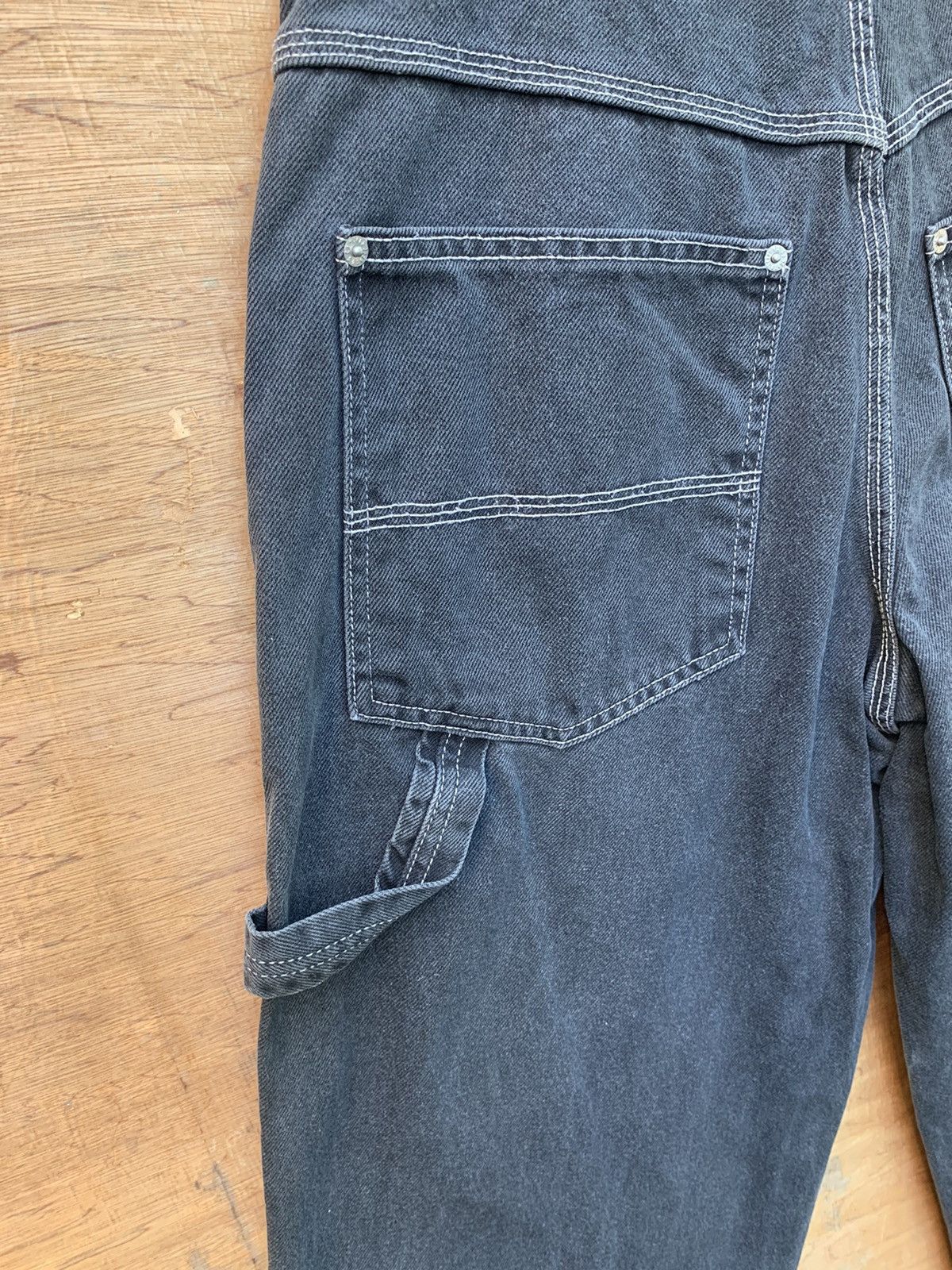 JNCO Rare!! JNCO JEANS Baggy Carpenter Crown Embroidered Denim Size US 31 - 12 Thumbnail