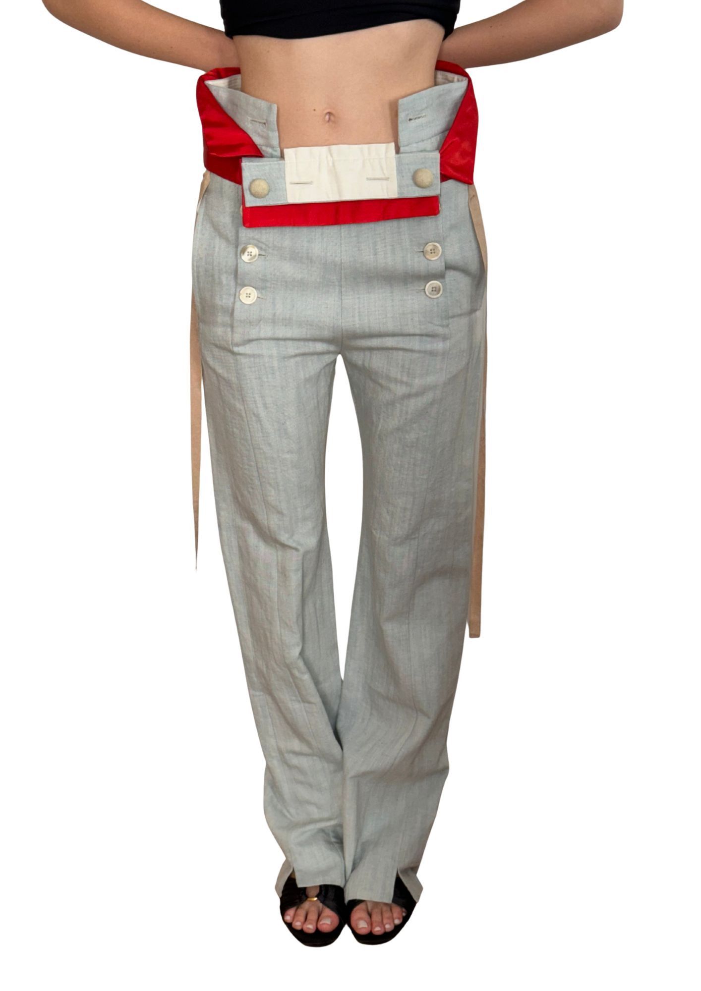Ann Demeulemeester Ann Demeulemeester Trousers Size 26" / US 2 / IT 38 - 1 Thumbnail