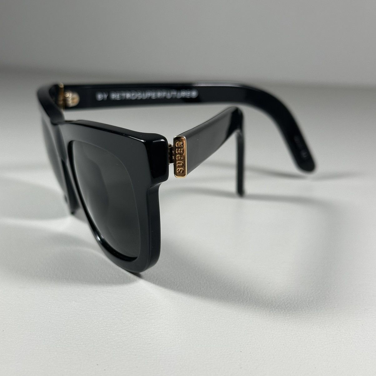 by RETROSUPERFUTURE 457/3/P6/T Ciccio Black Sunglasses