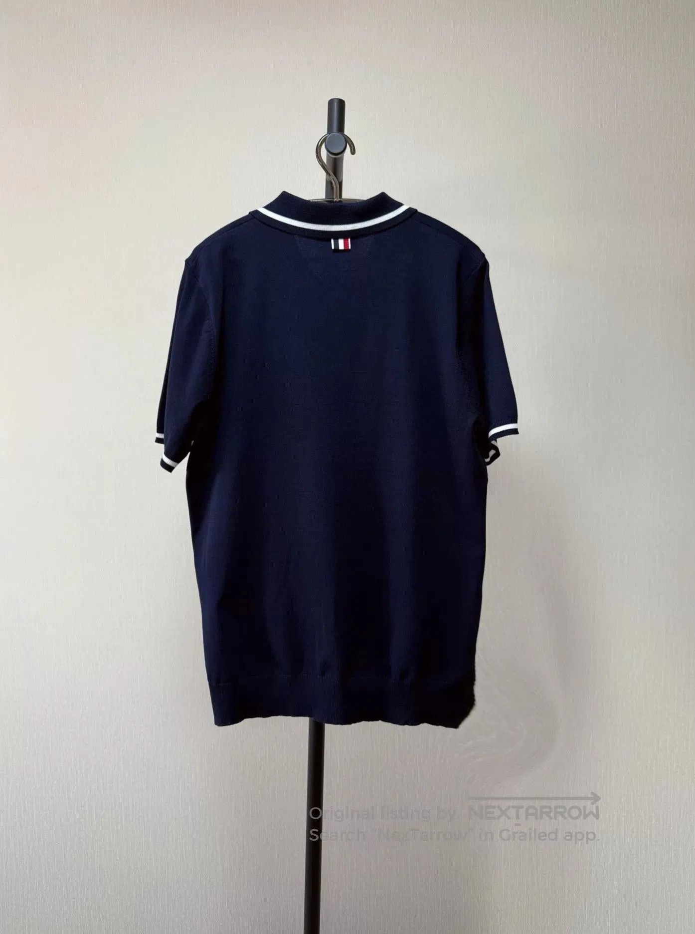 Thom Browne Thom Browne Short Sleeve Polo Shirt. Size US M / EU 48-50 / 2 - 2 Thumbnail