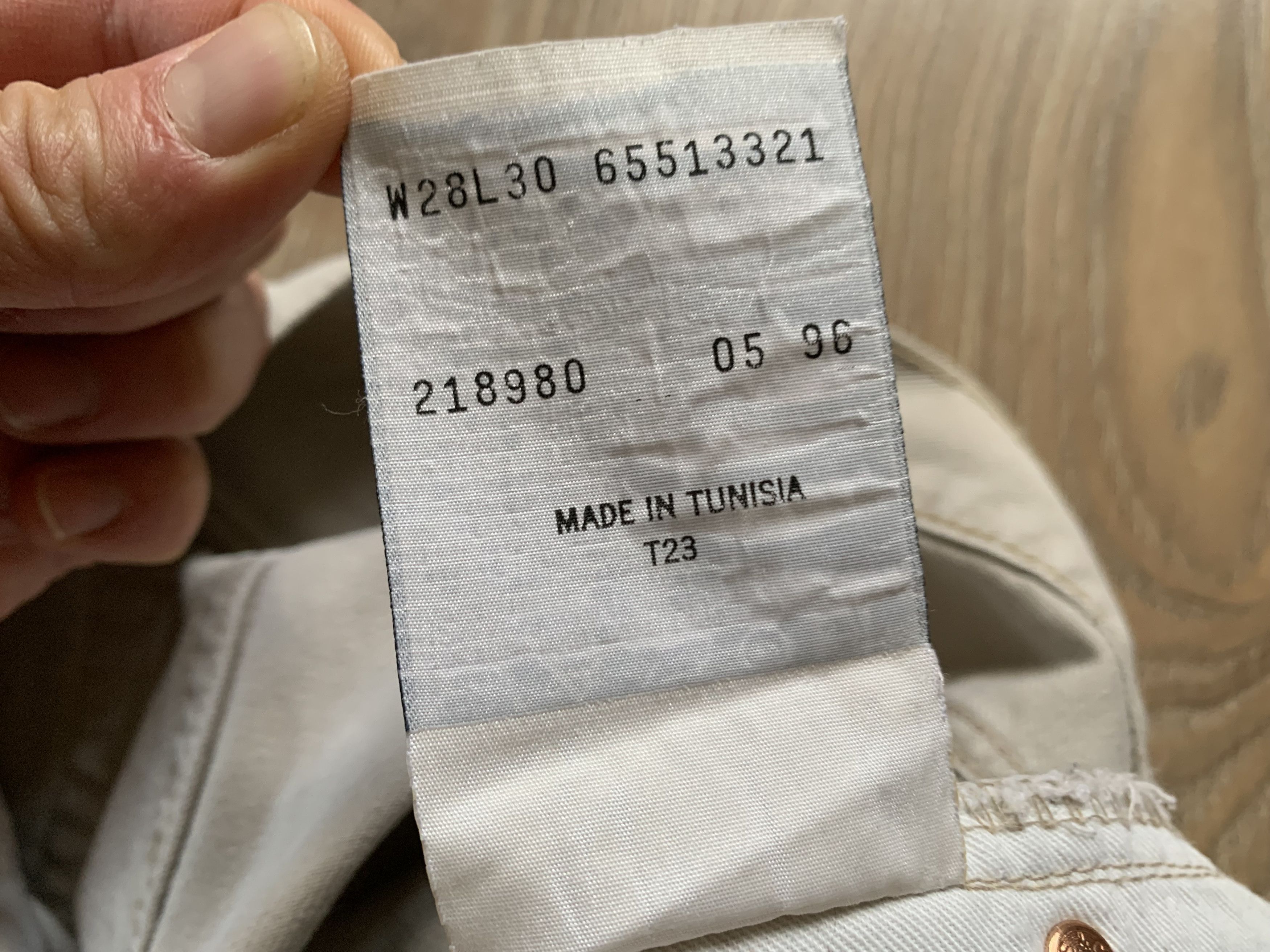 Levi's × Levi's Vintage Clothing × Vintage Levi's Vintage Beige Jeans 1996 Size US 28 / EU 44 - 9 Thumbnail