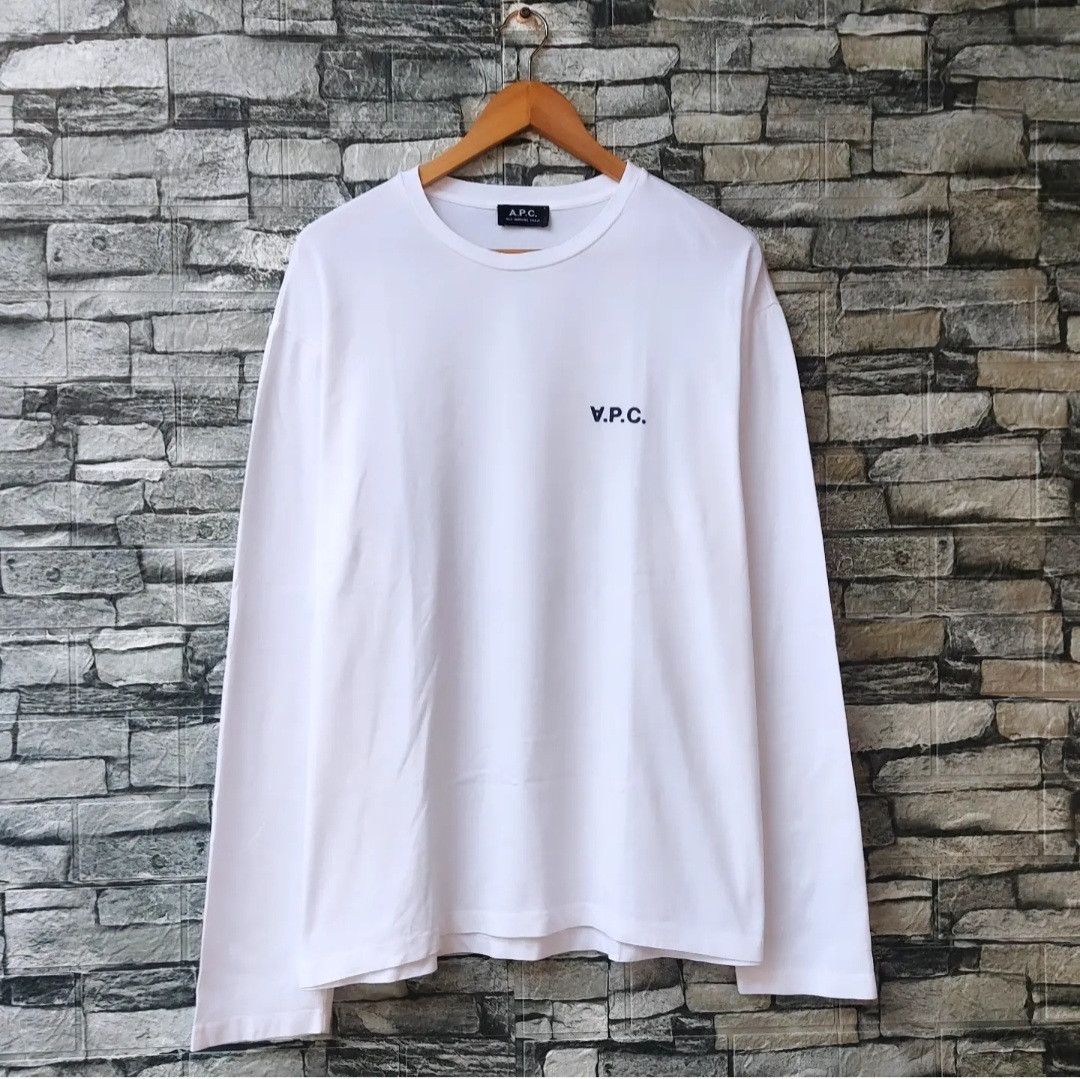 A.P.C. A.P.C Small Logo Long Sleeve Shirt Size US L / EU 52-54 / 3 - 1 Thumbnail