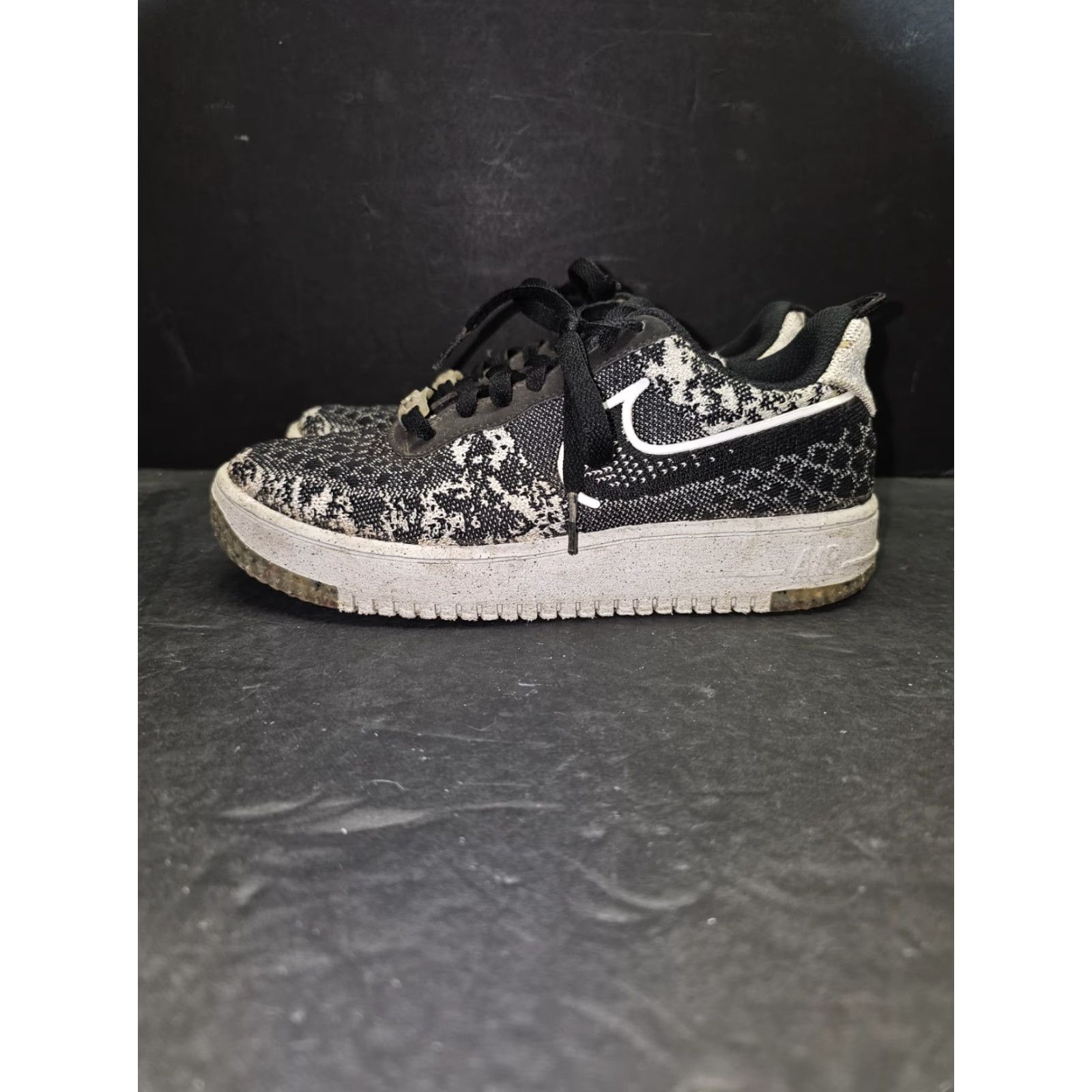 Nike Nike Air Force 1 Crater FK Next Nature Black White DM0590-001 Mens Sz 6.5 No Box Shoes Size ONE SIZE - 4 Thumbnail