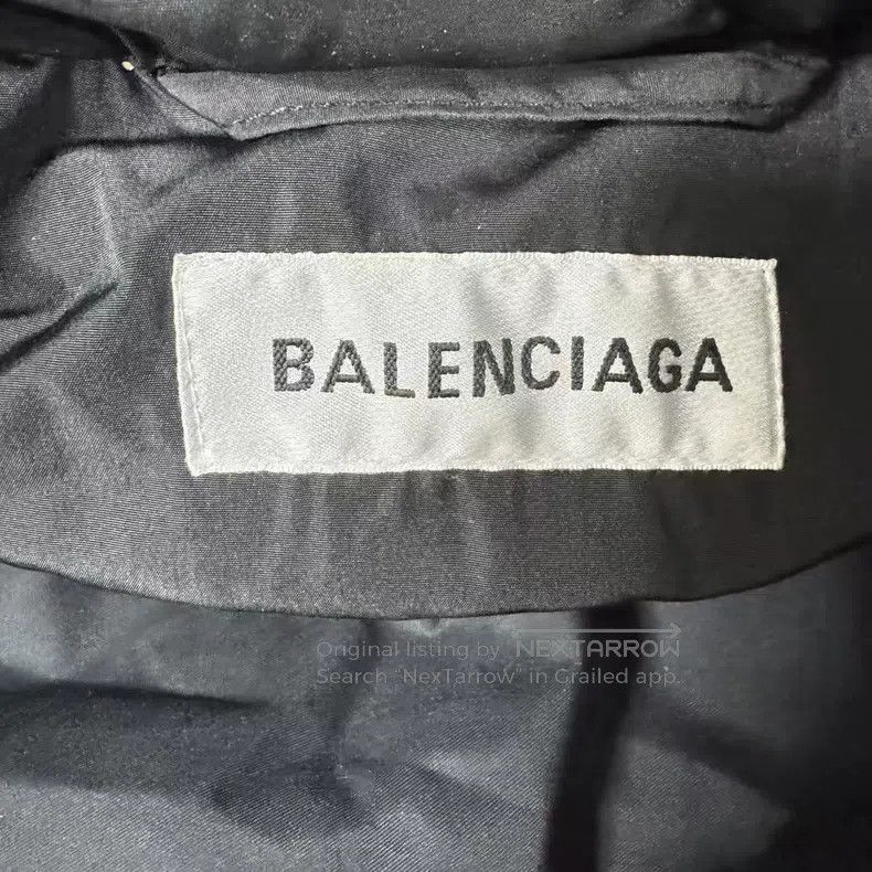 Balenciaga Balenciaga Black Oversized Double B Buckle Puffer Jacket Size XXS / US 00 / IT 34 - 3 Thumbnail