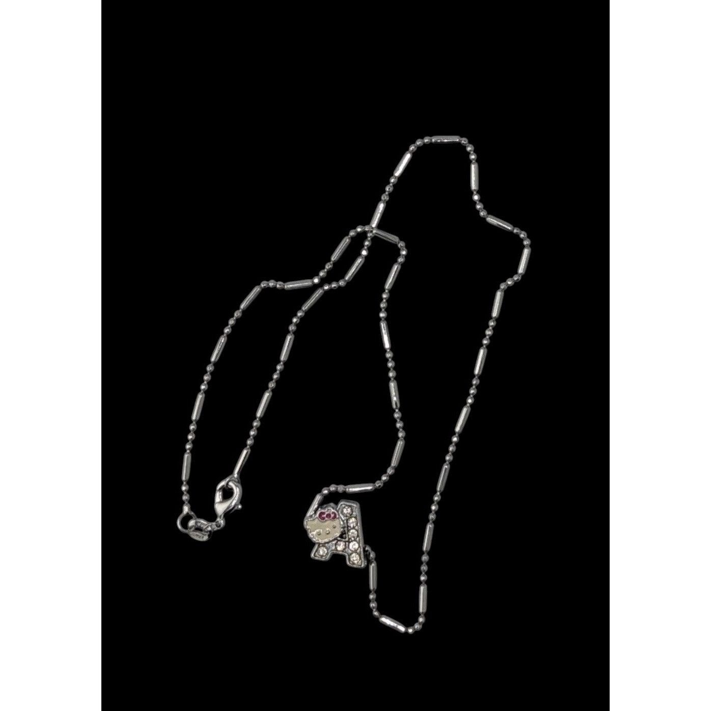 Other Hello Kitty Letter A Pendant Necklace 18KGP Chain 15" With R Size ONE SIZE - 2 Thumbnail