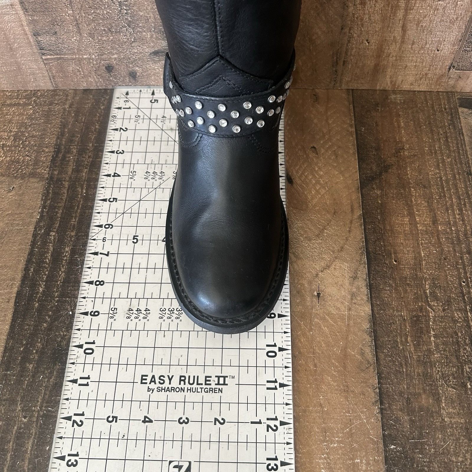 Harley Davidson Harley Davidson 85349 Side Zip Studded Moto Boots Womens 7.5 Size US 7.5 / IT 37.5 - 5 Thumbnail
