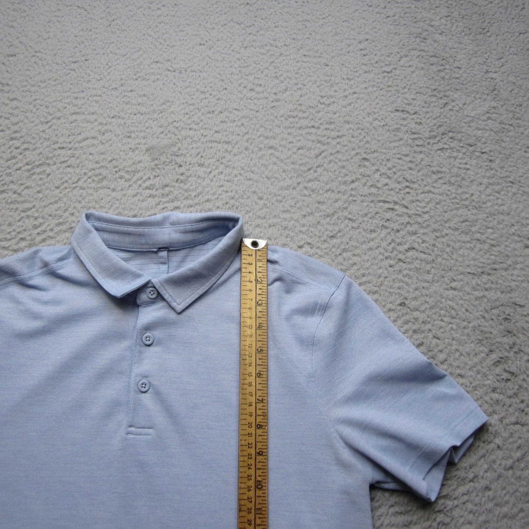 Lululemon Lululemon Polo Shirt Men S Blue Short Sleeve Athletic Golf Performance Shirt Size US S / EU 44-46 / 1 - 5 Thumbnail