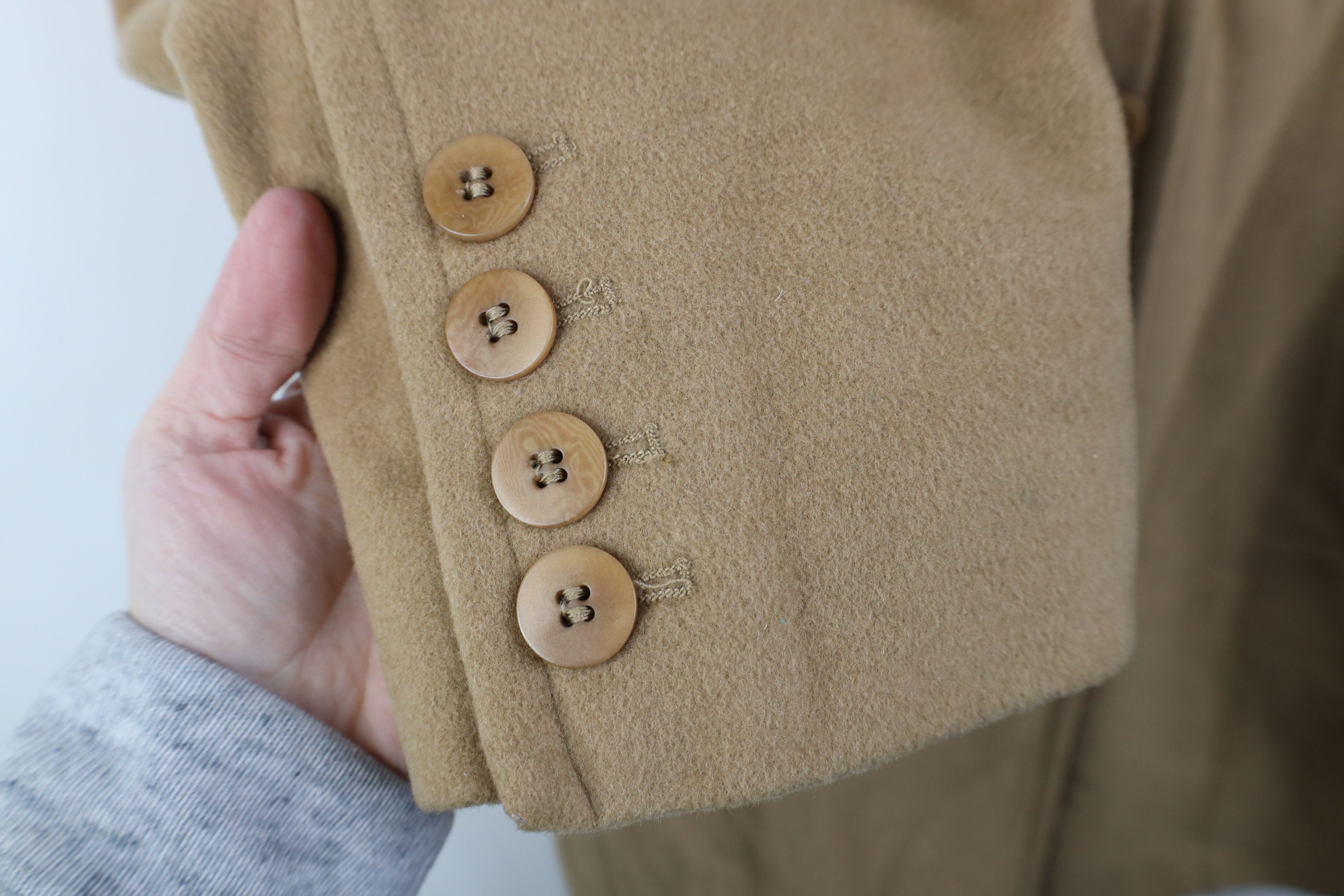 Vintage Vintage 90s Y2K Streetwear Overcoat Jacket Khaki Beige Size XXL / US 16-18 / IT 52-54 - 7 Thumbnail