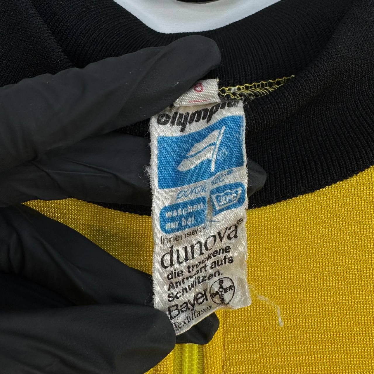 Other Vintage 80s Dynova Olympia Cycling Jersey Half Zip Yellow 8 Size US M / EU 48-50 / 2 - 4 Thumbnail