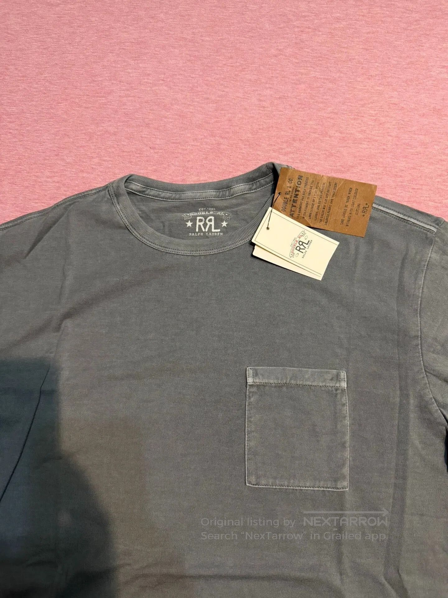 RRL Ralph Lauren RRL Washed Dyed Pocket T. Size US M / EU 48-50 / 2 - 3 Thumbnail