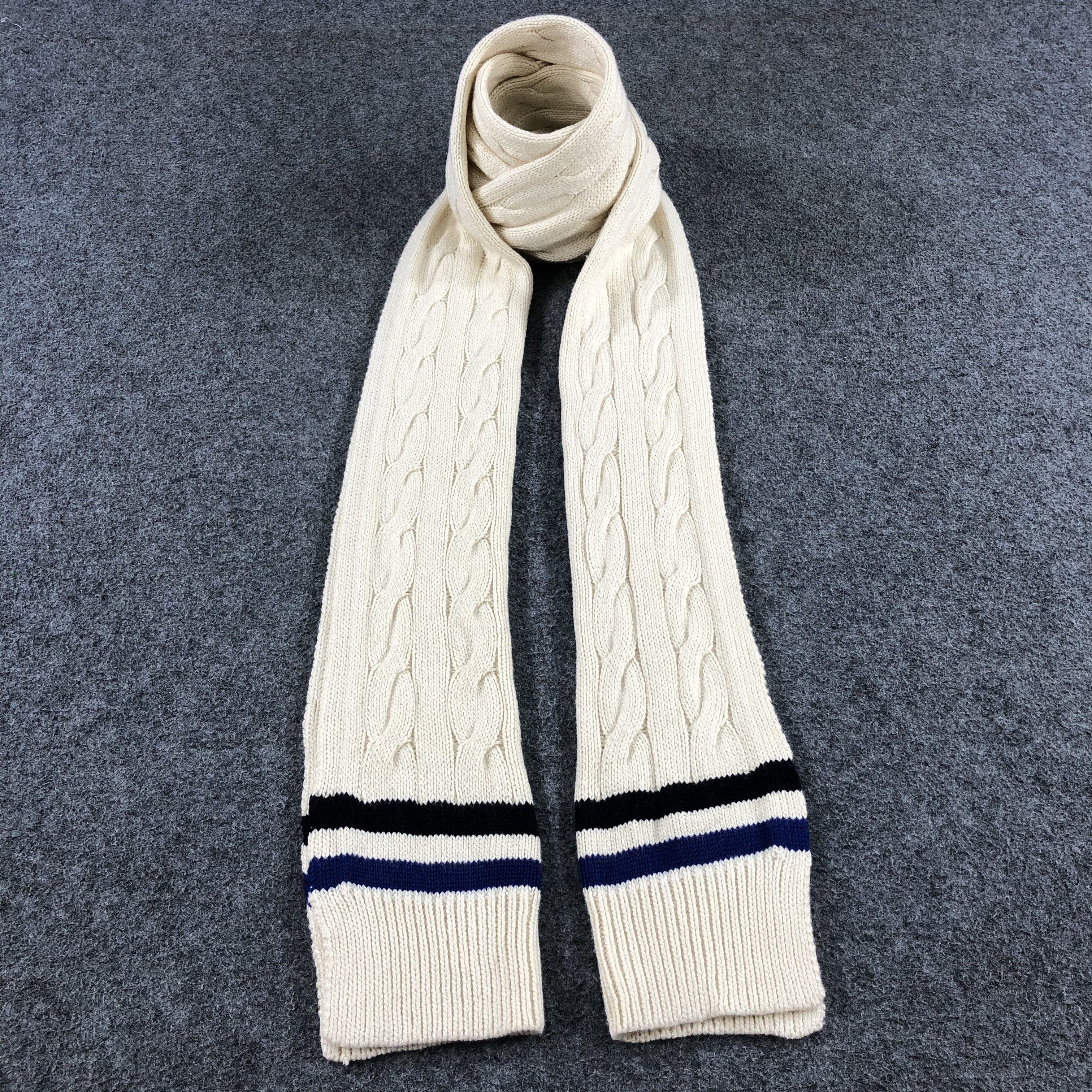Rugby Ralph Lauren Ralph Lauren Rugby Cashmere/Cotton Scarf Muffler V714 Size ONE SIZE - 1 Thumbnail