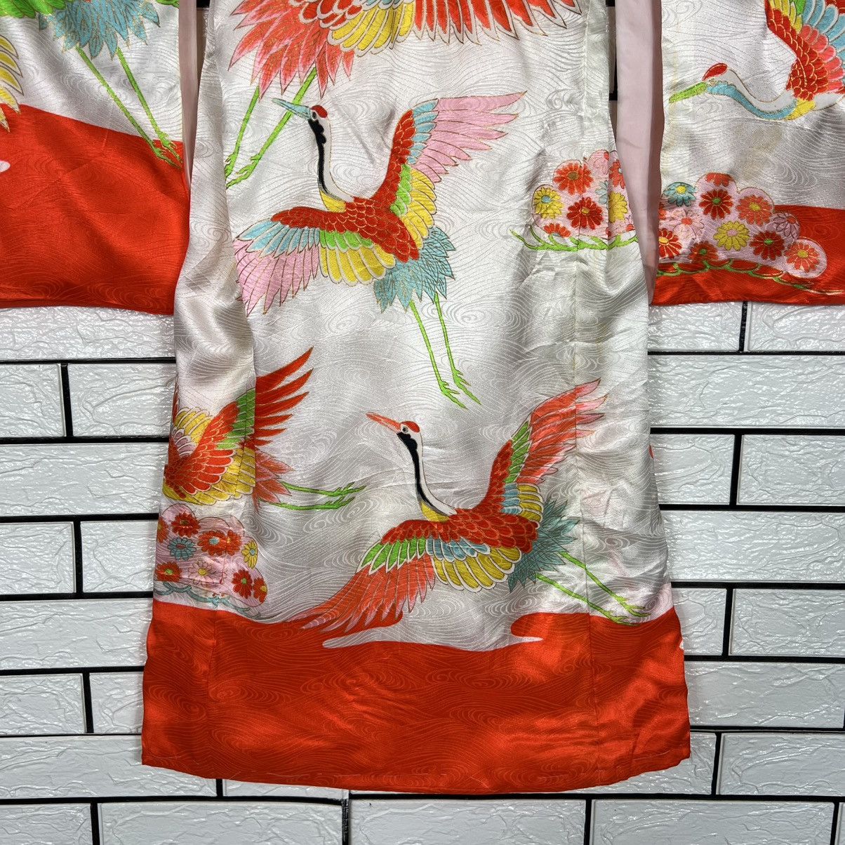 Japanese Brand Traditional Japan Kimono Embroidered Phoenix Logo #4190-C190 Size ONE SIZE - 6 Thumbnail