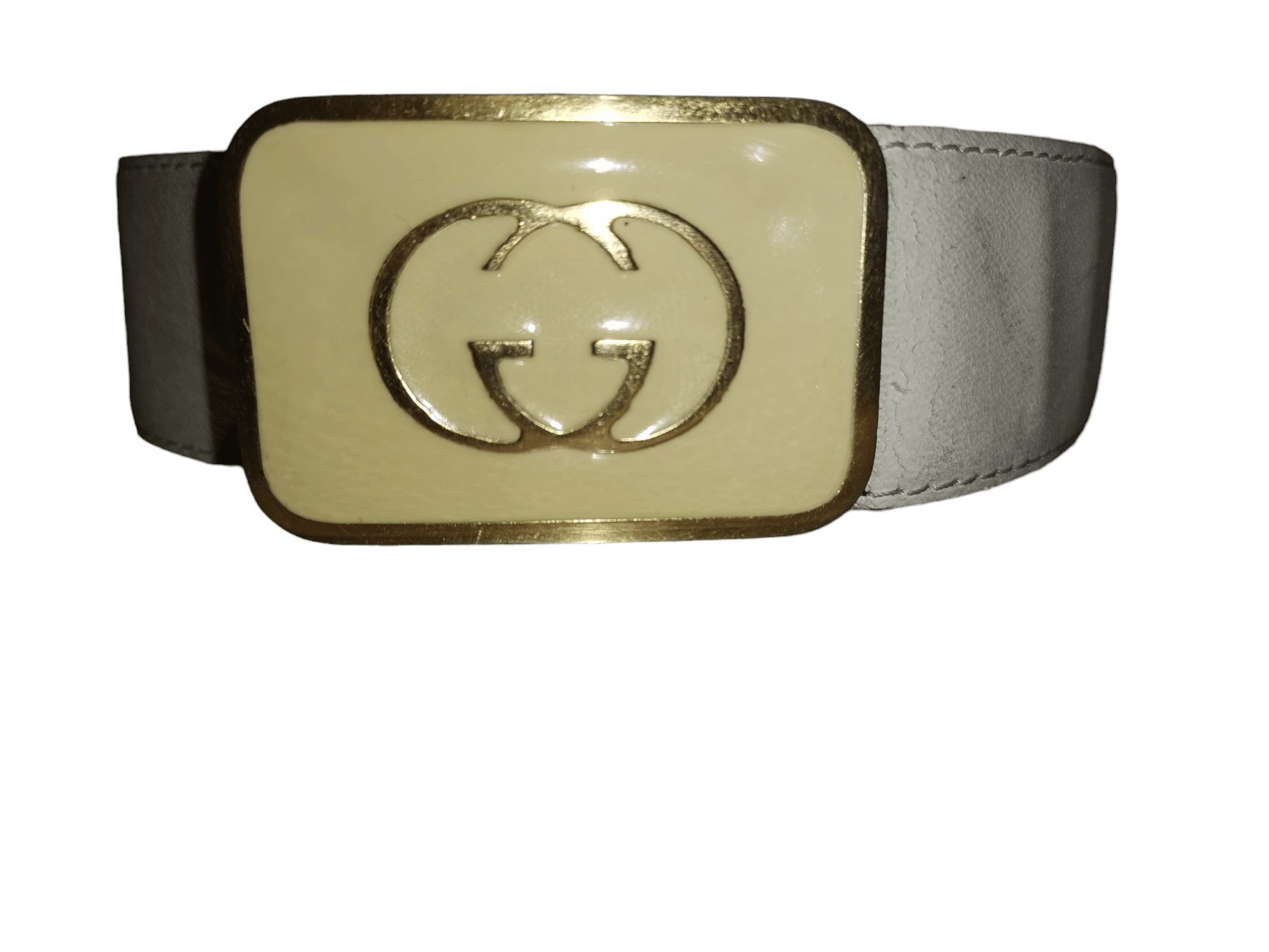 Gucci × Vintage Gucci leather belt vintage rare made in italy Size 34 - 17 Thumbnail