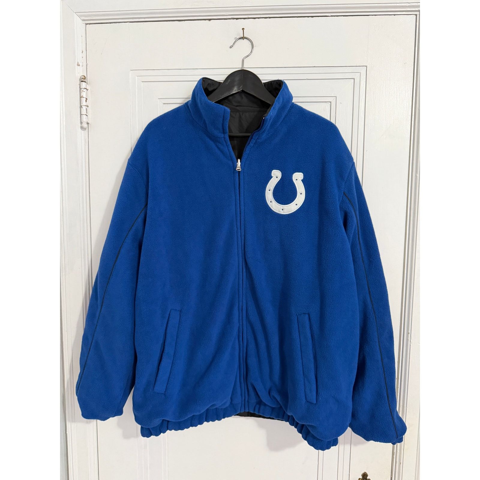 NFL Retro Indianapolis Colts Reversible Winter Jacket Size Large Size US L / EU 52-54 / 3 - 7 Thumbnail