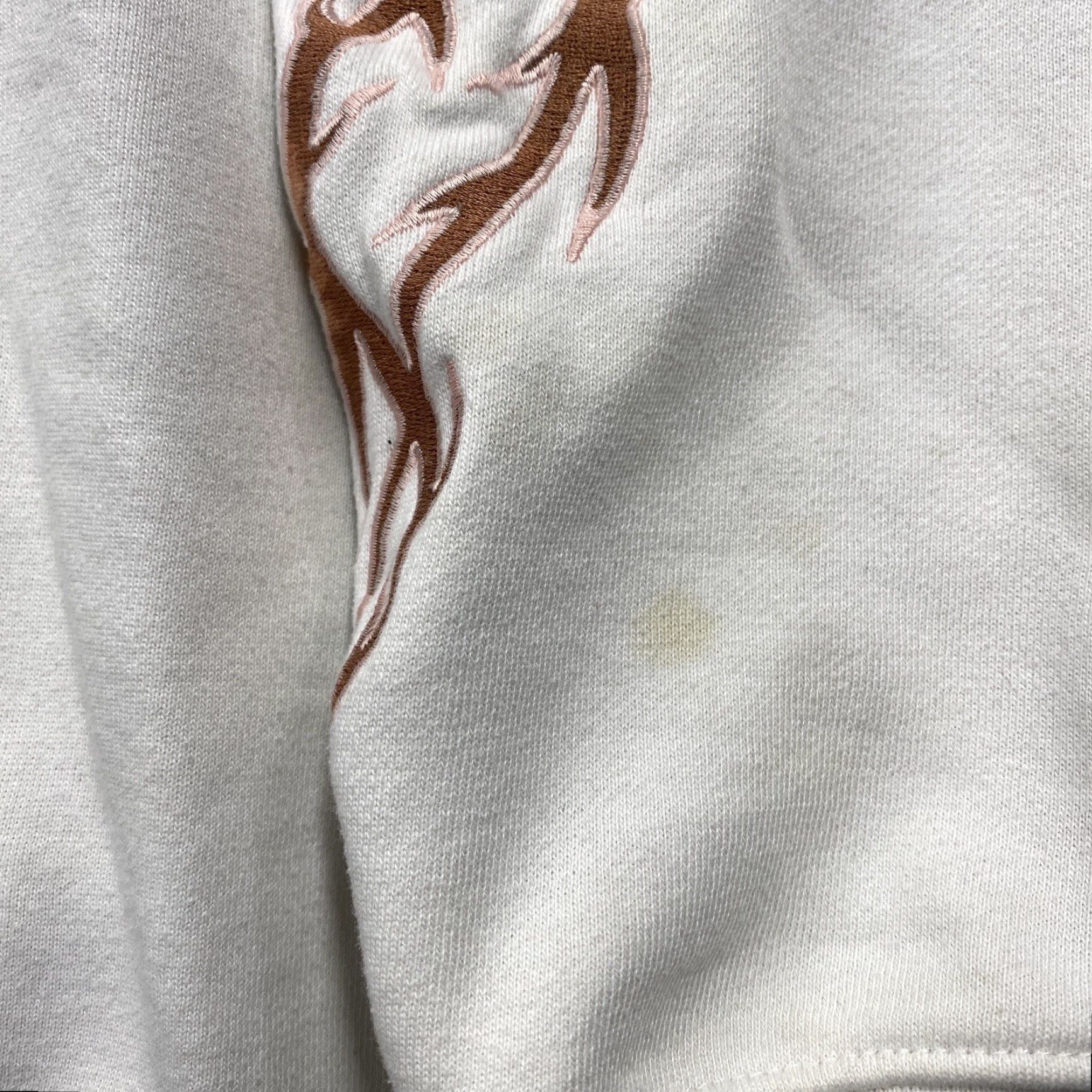 Vintage VINTAGE Sapphire Lounge Hoodie Mens L White Y2K Tribal Barbed Wire Sweatshirt Size US L / EU 52-54 / 3 - 6 Thumbnail