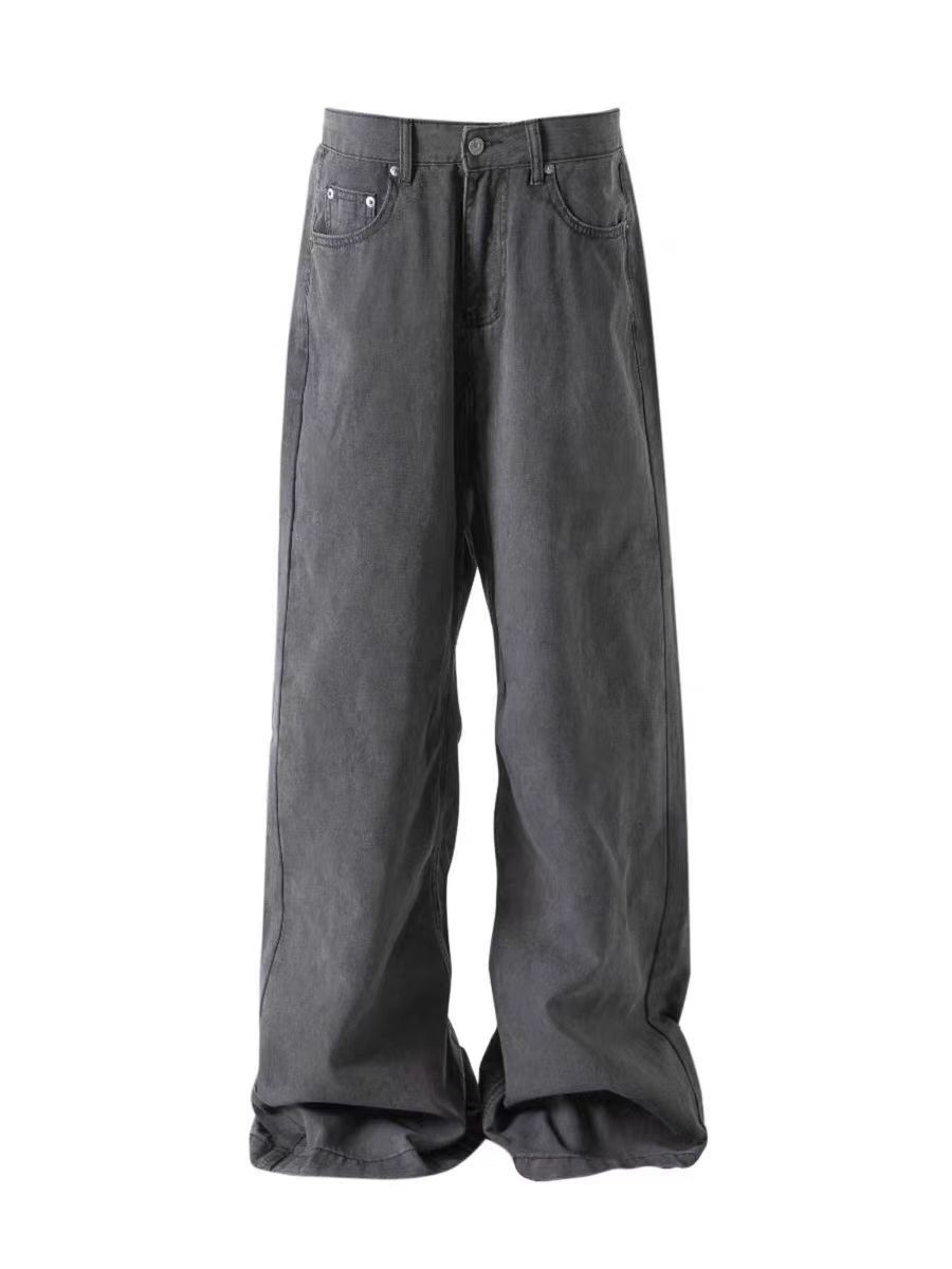 Japanese Brand × Jean Retro street bootcut casual straight jeans Size US 32 / EU 48 - 3 Thumbnail