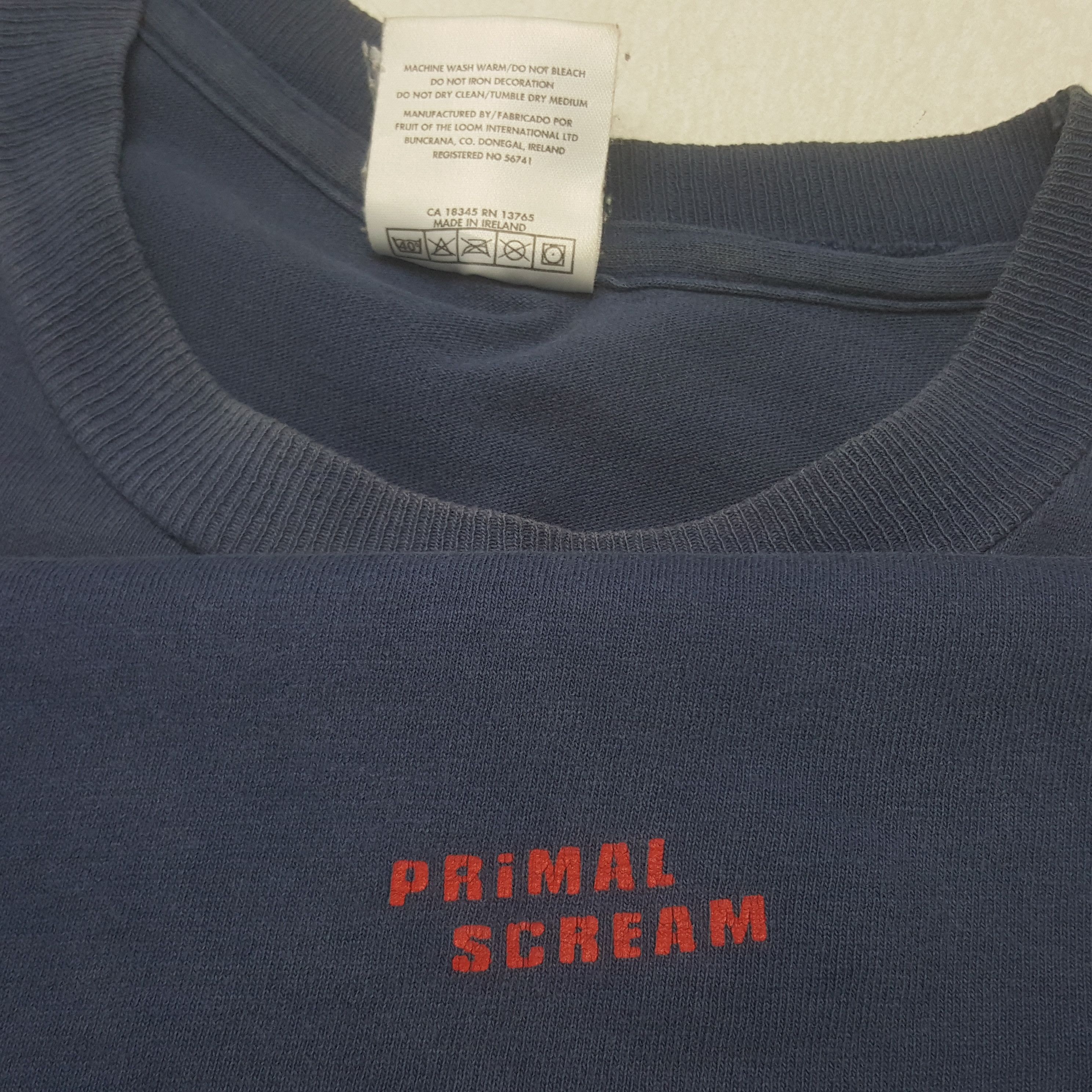 Band Tees × Vintage Vintage Primal Scream Britpop Rock Band Tshirt Size US M / EU 48-50 / 2 - 5 Thumbnail