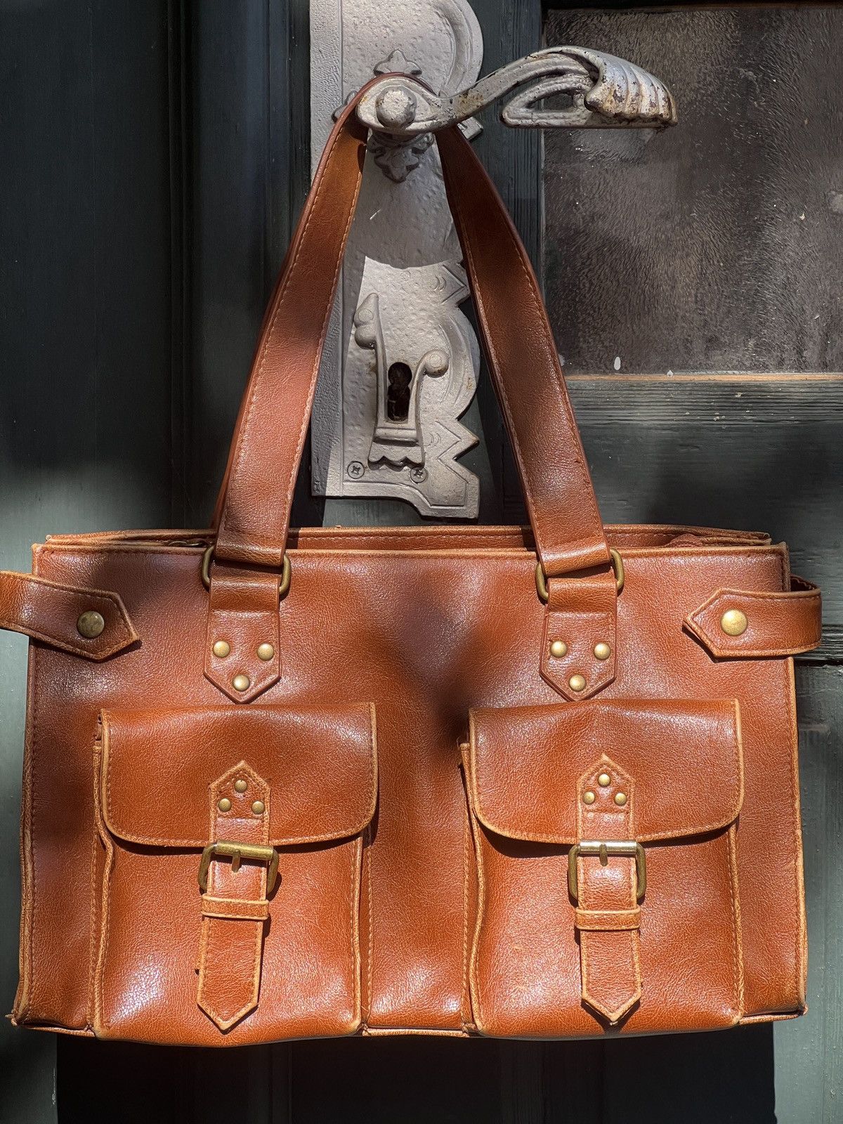 Vintage Vintage Paris archive brown retro casual handbag boho Size ONE SIZE - 1 Thumbnail