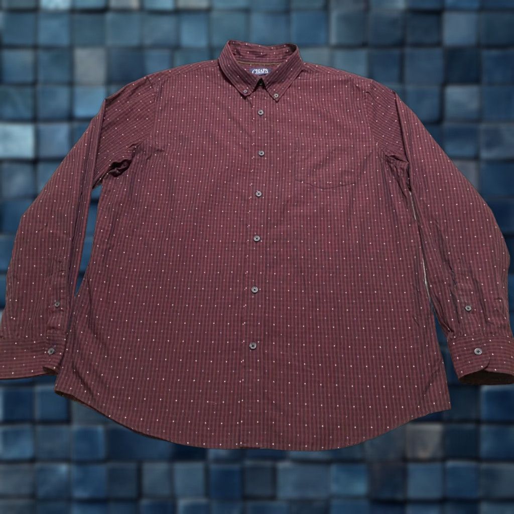 Chaps Chaps Ralph Lauren Mens XL Shirt Multicolor Plaid Check Long Sleeve Button-Down Size US XL / EU 56 / 4 - 1 Thumbnail