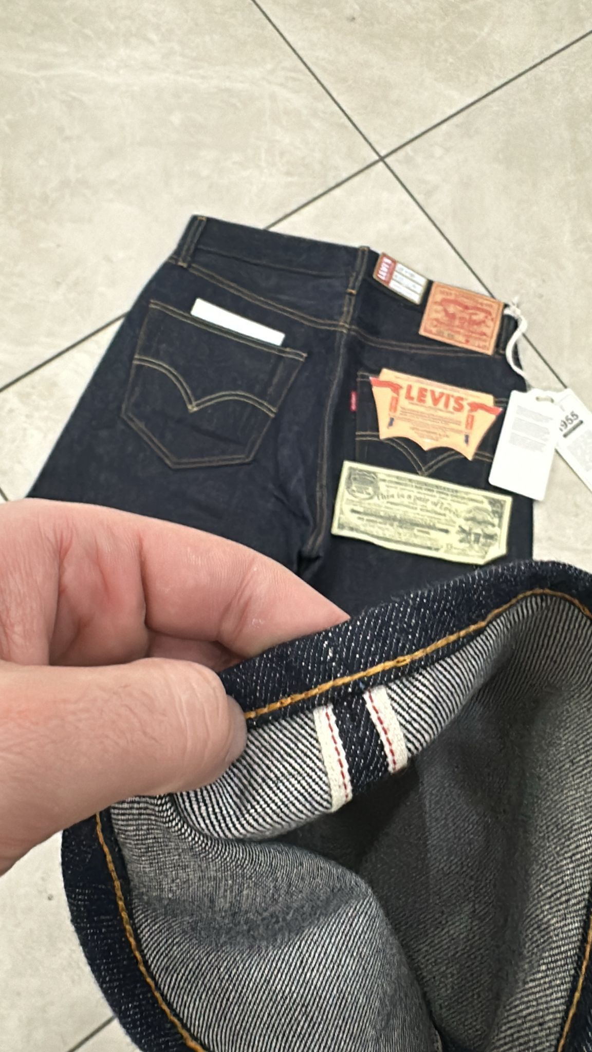 Levi's Vintage Clothing LVC Levi's Vintage Clothing 1955 501XX BigE Selvedge Jeans Size US 31 - 4 Thumbnail