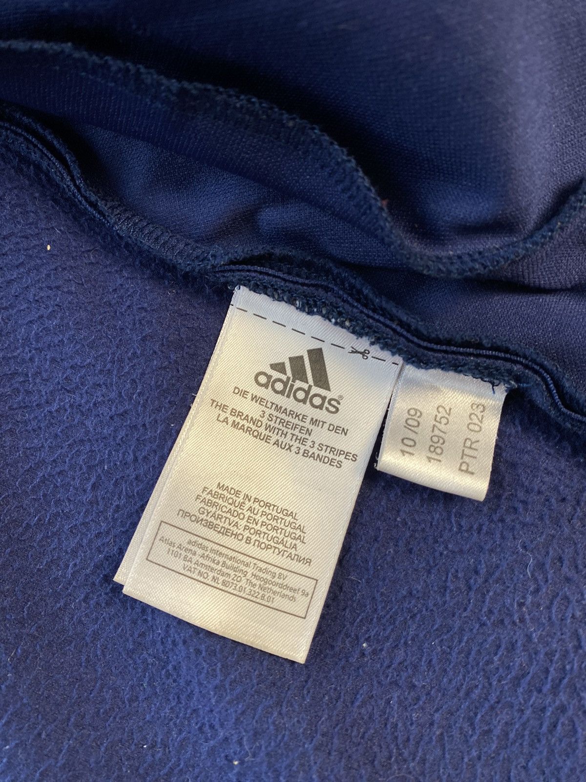 Adidas × Vintage OOs Adidas Paris Rugby Staid Francais Zip Up Fleece Jacket Size US XL / EU 56 / 4 - 13 Thumbnail