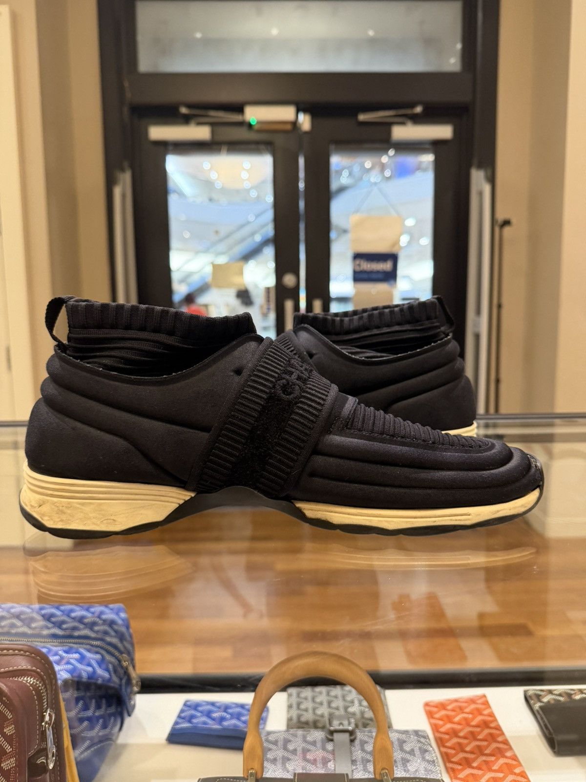 Chanel Chanel Neoprene Sneakers Black Size US 12 / EU 45 - 3 Thumbnail