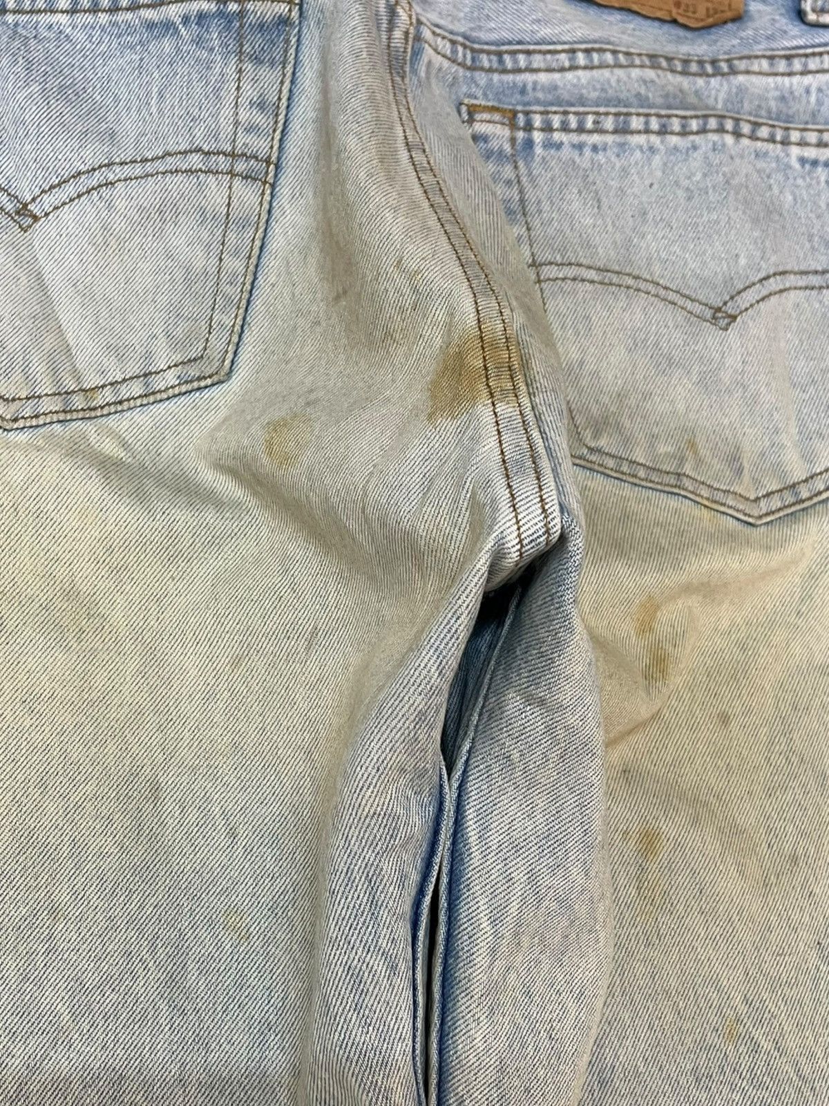 Levi's Vintage Clothing Vintage Levi’s 501 Straight Loose Mudwash Faded Denim Size US 30 / EU 46 - 7 Thumbnail