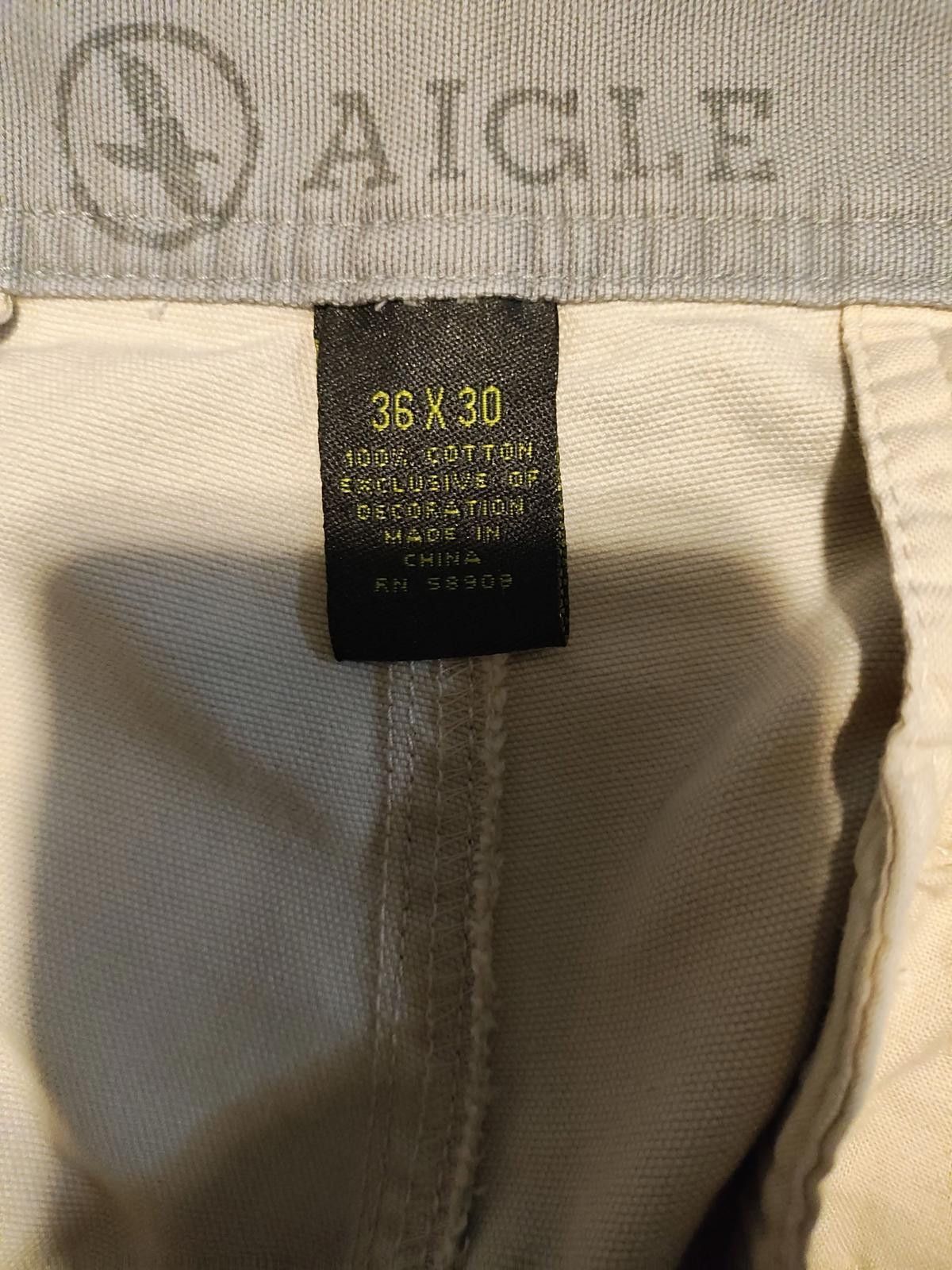 Aigle Men's Relaxed Fit Jeans by Aigle - Beige Size US 36 / EU 52 - 7 Thumbnail