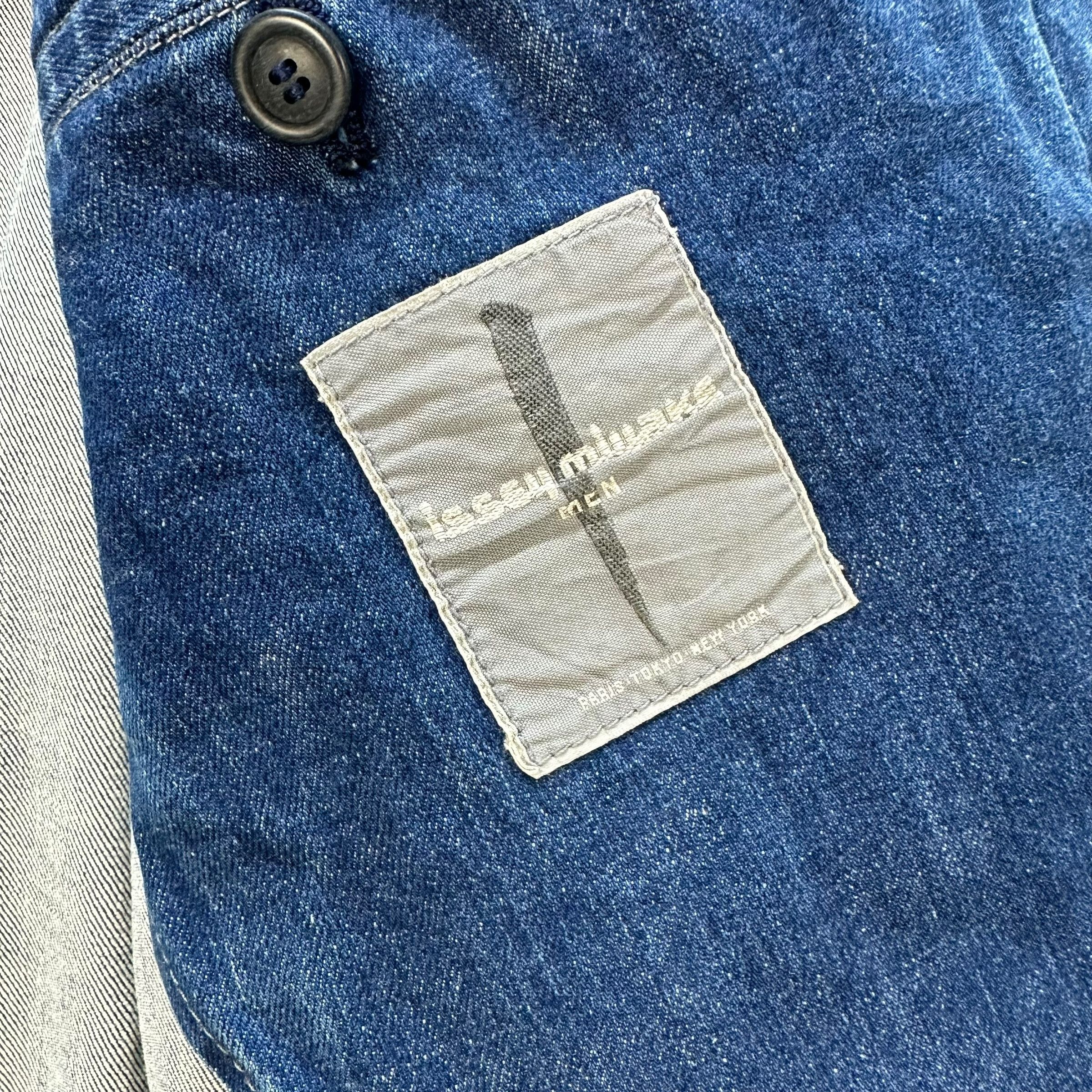 Issey Miyake 90's ISSEY MIYAKE MEN Brush Label Jeans Jacket #1510-A62 Size US M / EU 48-50 / 2 - 12 Thumbnail